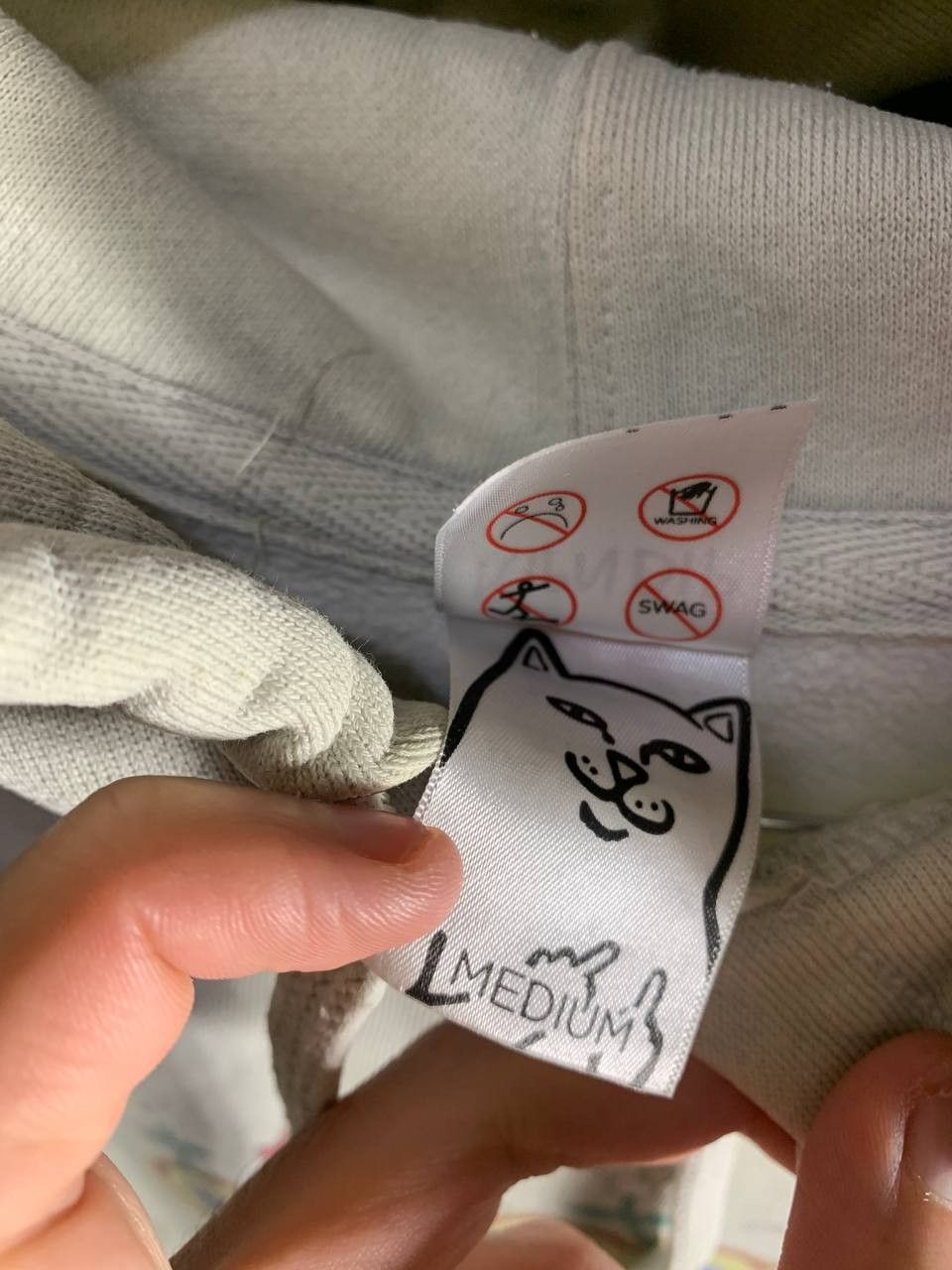 RIPNDIP Vintage Rip N Dip Designer Hoodie Skateboard Y2K 90s SK8 Size US M / EU 48-50 / 2 - 6 Thumbnail