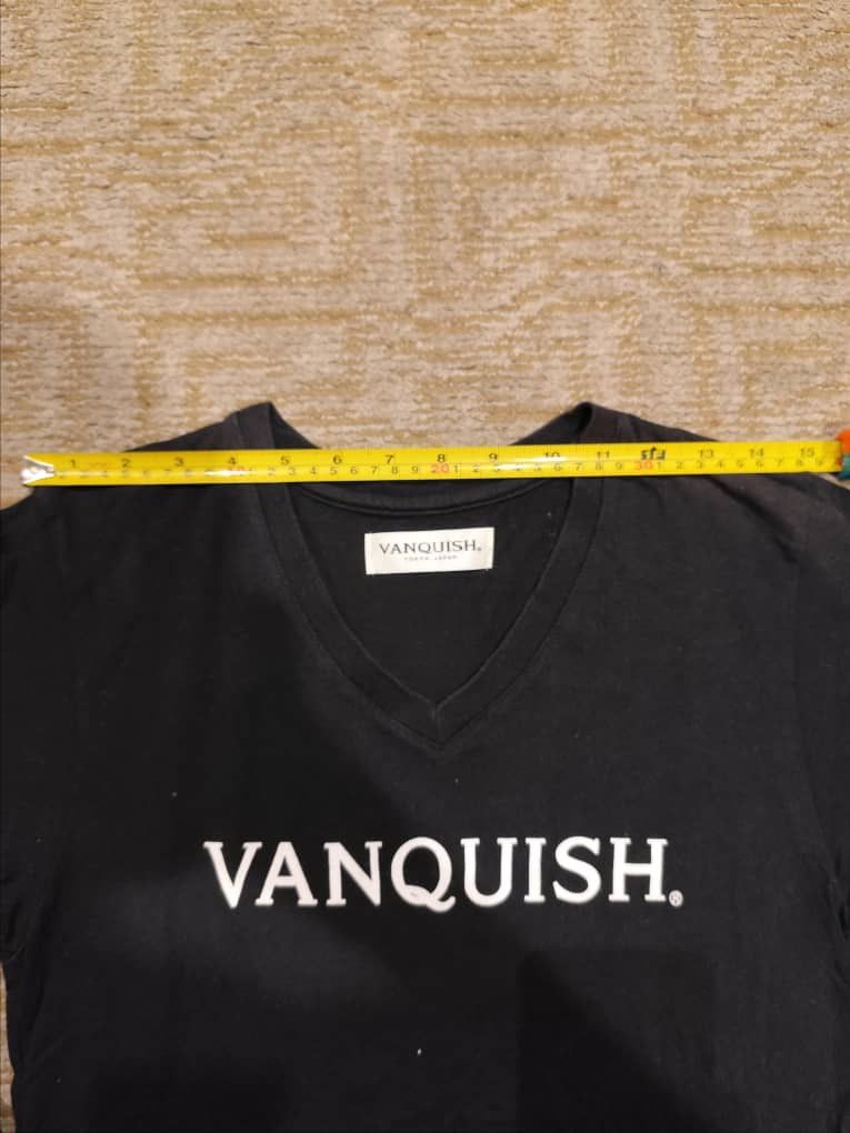 Japanese Brand × Vanquish Vanquish spellout V-neck shirt Size US XS / EU 42 / 0 - 8 Thumbnail