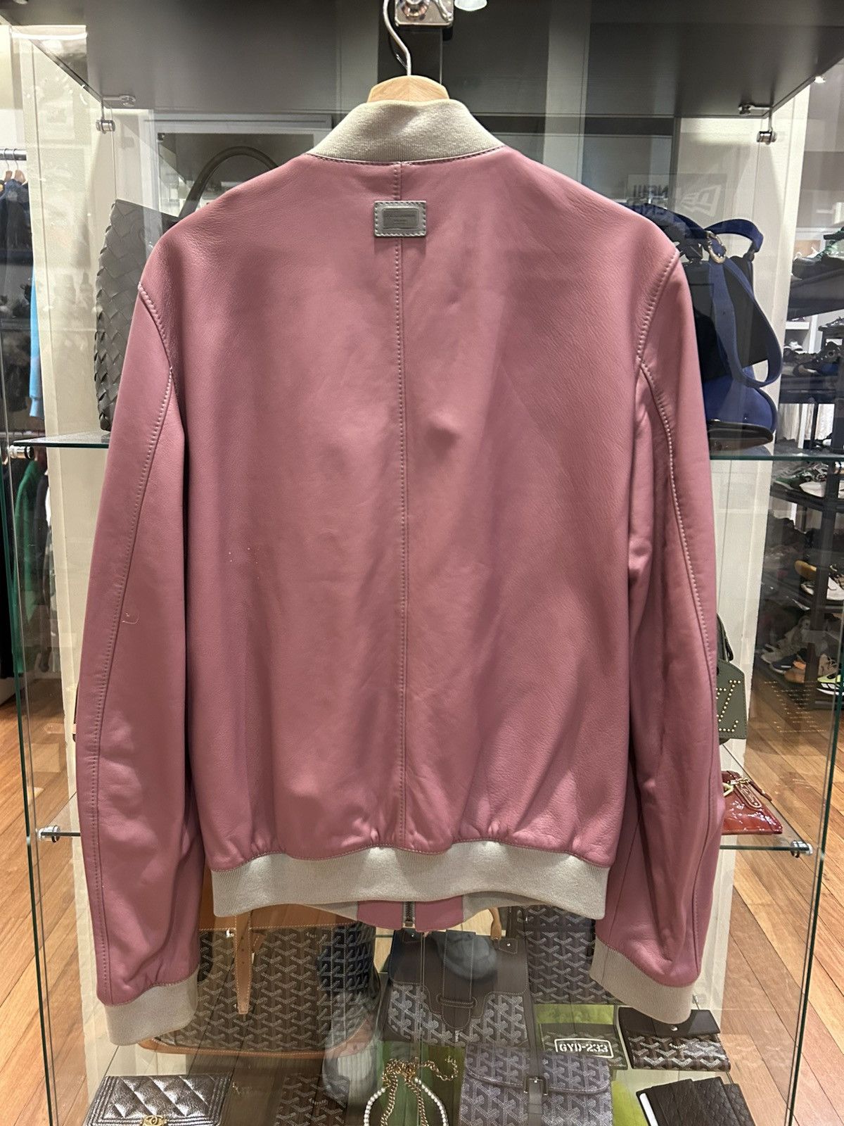 Dolce & Gabbana Dolce & Gabbana Leather Bomber Jacket Size US M / EU 48-50 / 2 - 2 Thumbnail
