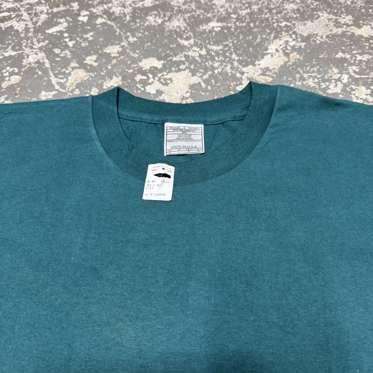 Nike Vintage Nike Forest Green Blank No Swoosh 90s Tshirt USA Size US XL / EU 56 / 4 - 7 Thumbnail