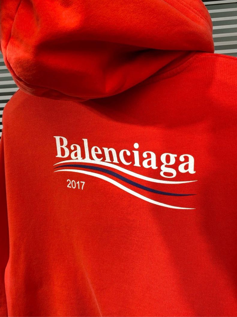 Balenciaga Balenciaga Hooded sweatshirt with Coca-Cola wave print log Size US S / EU 44-46 / 1 - 8 Thumbnail
