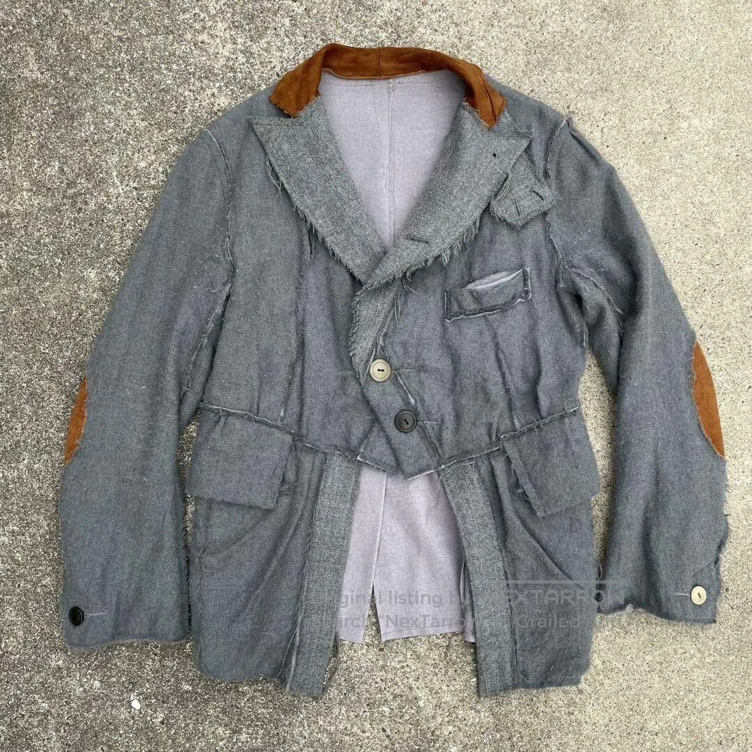 Takahiromiyashita The Soloist. The Soloist 10aw Wool Riding Jacket. Size US S / EU 44-46 / 1 - 1 Thumbnail
