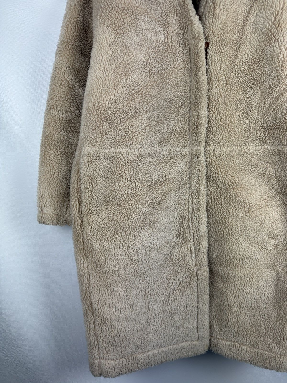 Designer × Japanese Brand Studio Tomboy Ladies Faux Shearling Japanese Coat Jacket Size L / US 10 / IT 46 - 7 Thumbnail