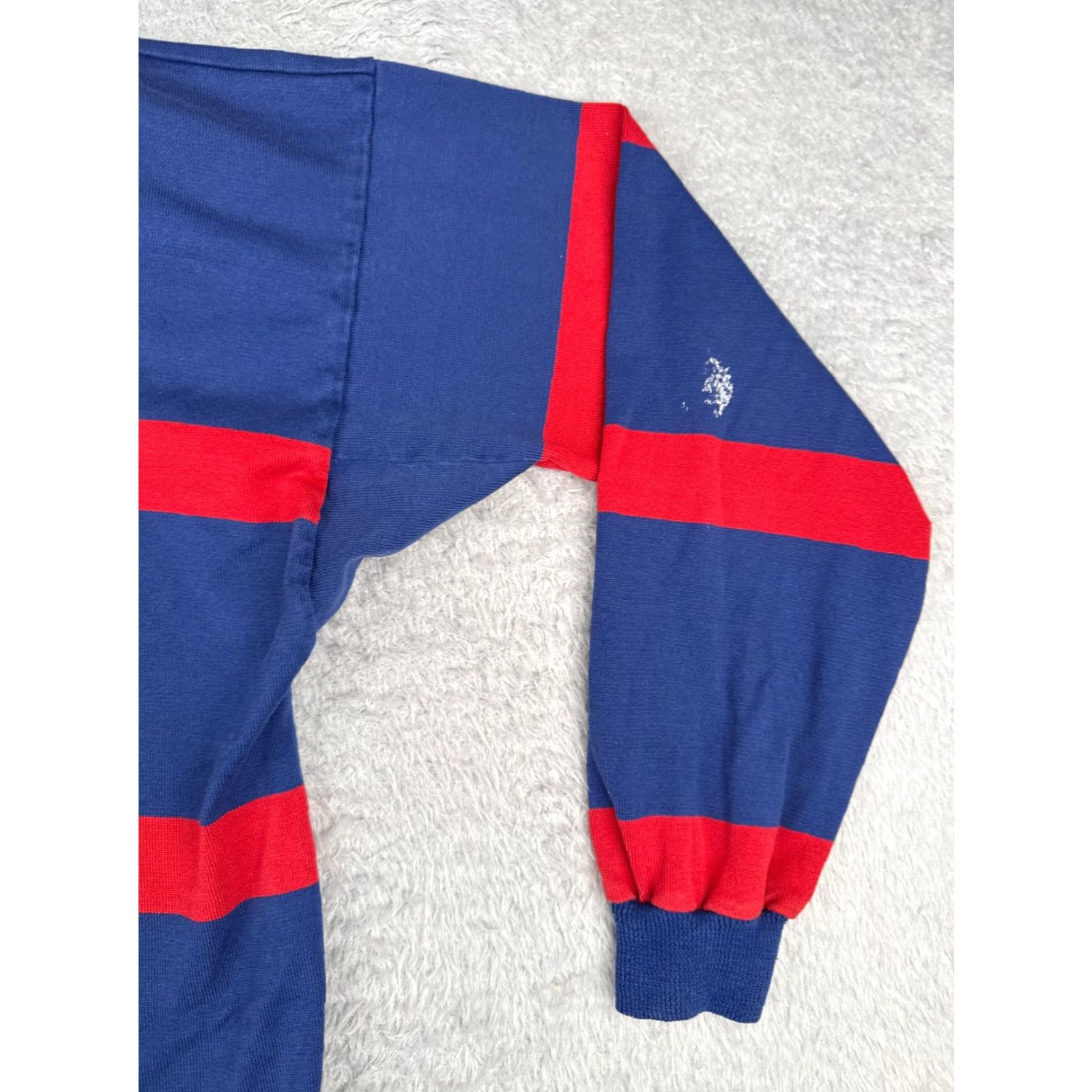 Vintage Canterbury Polo Shirt Men Large Blue Red Cotton Long Sleeve Old Collegians RUFC Size US L / EU 52-54 / 3 - 2 Thumbnail