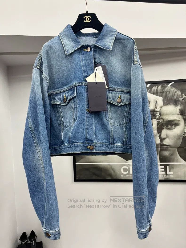 Prada Prada New denim jacket Size L / US 10 / IT 46 - 1 Thumbnail