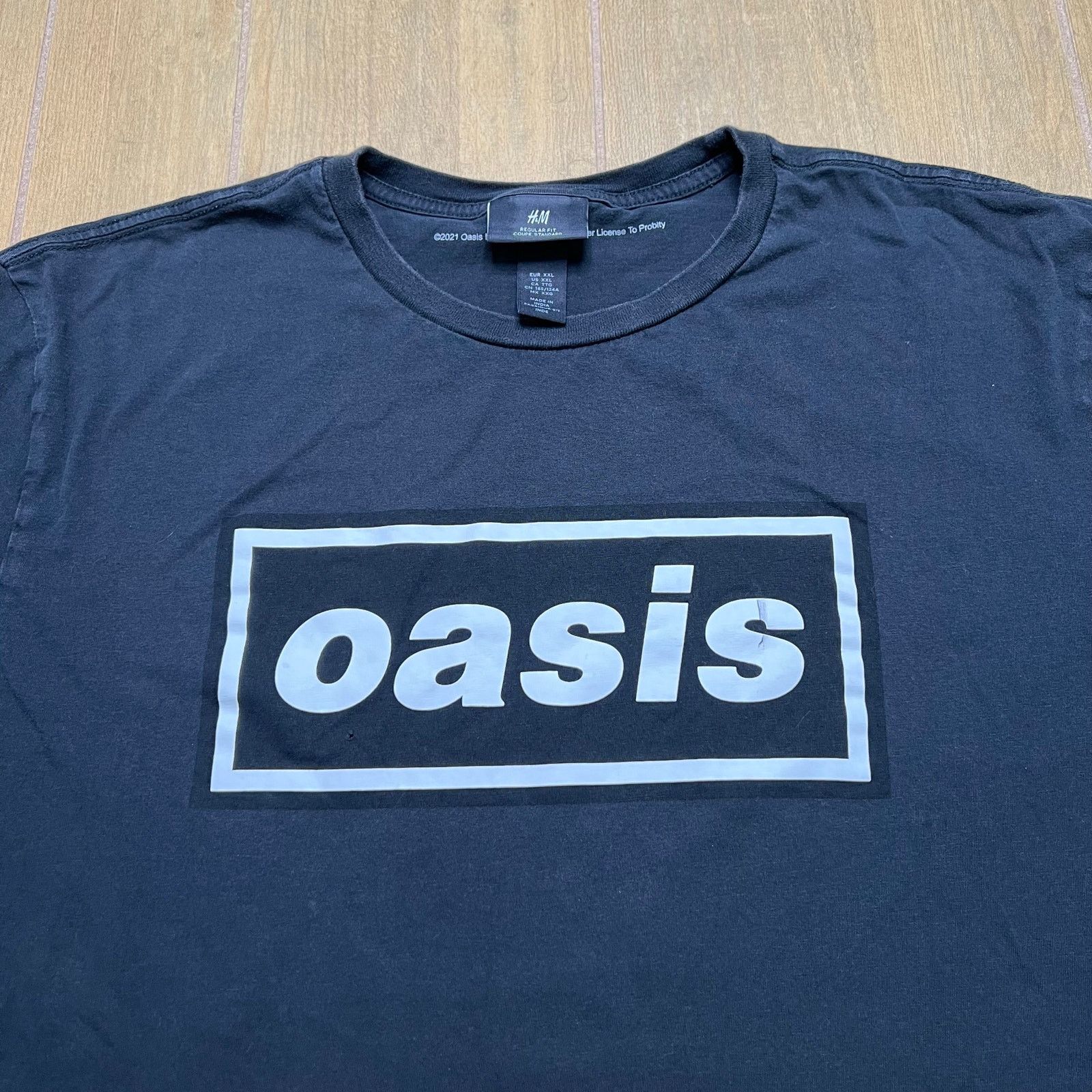 Vintage Oasis Band T Shirt Mens XXL H&M 2021 Britpop Graphic Tee Size US XXL / EU 58 / 5 - 2 Thumbnail