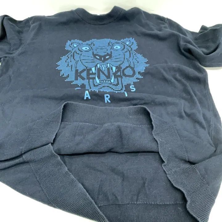 Kenzo Kenzo Tiger Logo Round Neck Sweater for Men -2507 Size US XL / EU 56 / 4 - 7 Thumbnail