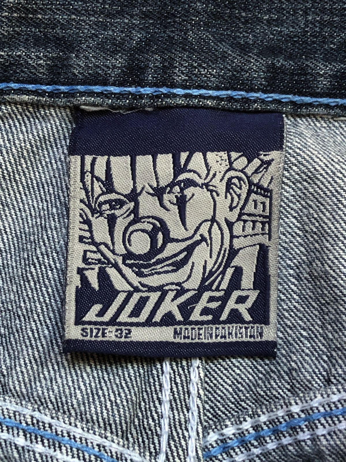 Born X Raised JOKER BRAND Blue Denim Pants Size US 32 / EU 48 - 8 Thumbnail