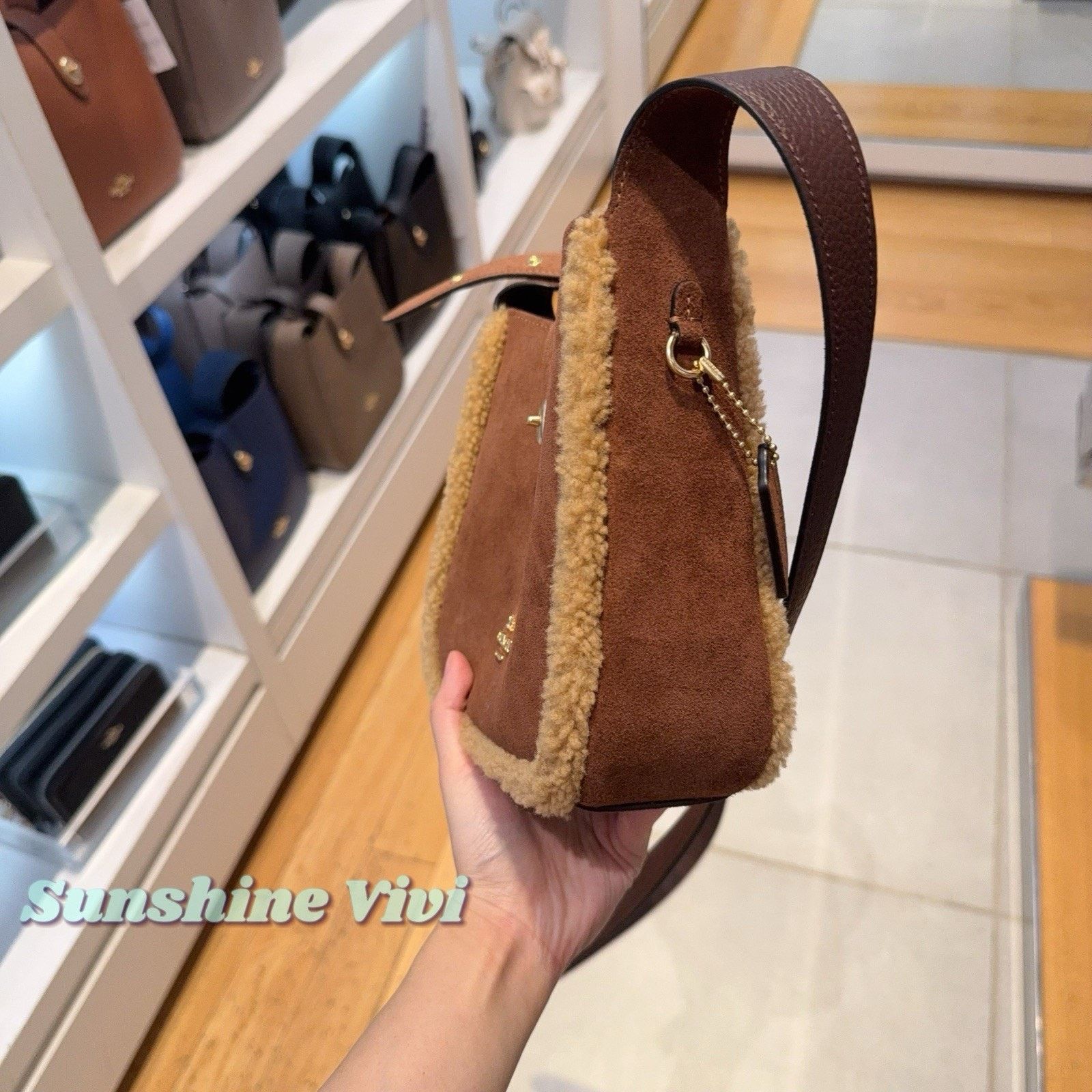 Coach NWT Coach CDC41 Hadley Mini Crossbody Bag Vintage Brown Size ONE SIZE - 2 Thumbnail