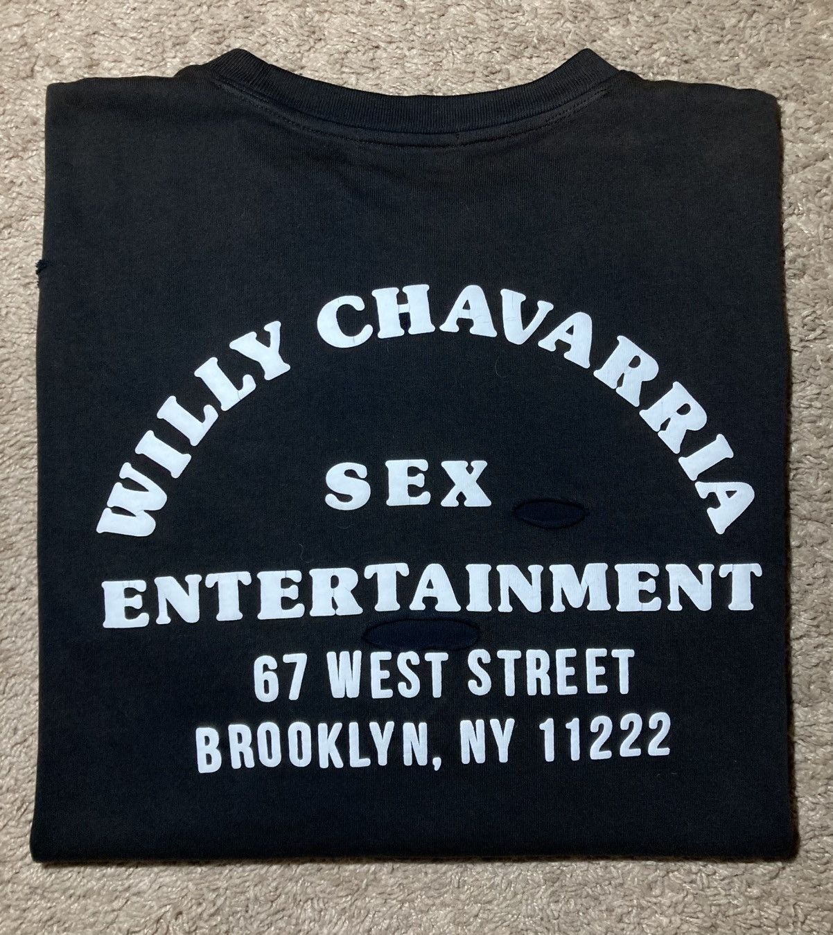 2024 Willy Chavarria Sex Entertainment Destroyed Buffalo 90s