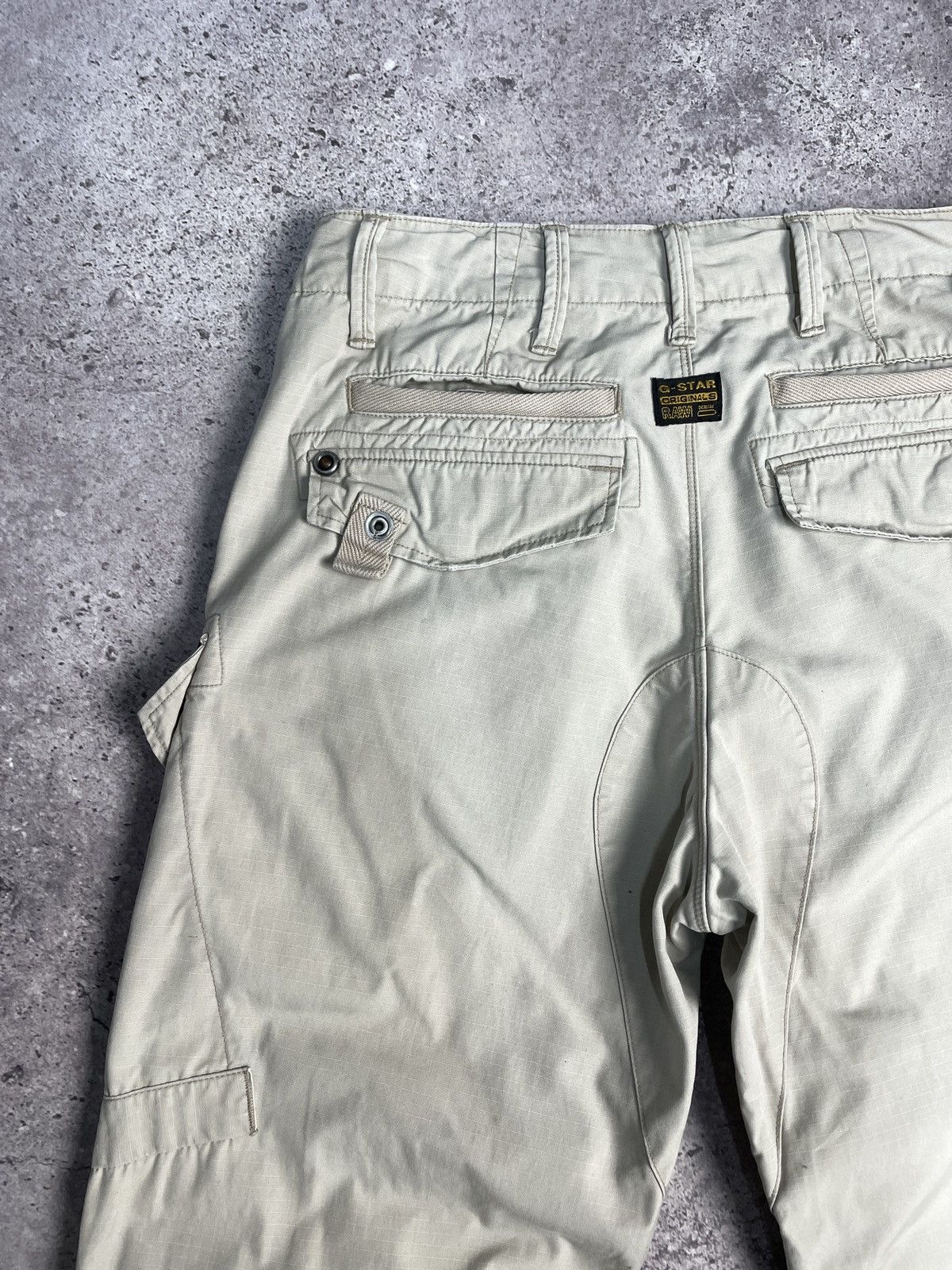 Vintage G-Star Raw Denim Jeans Embroidered Big Logo Y2K