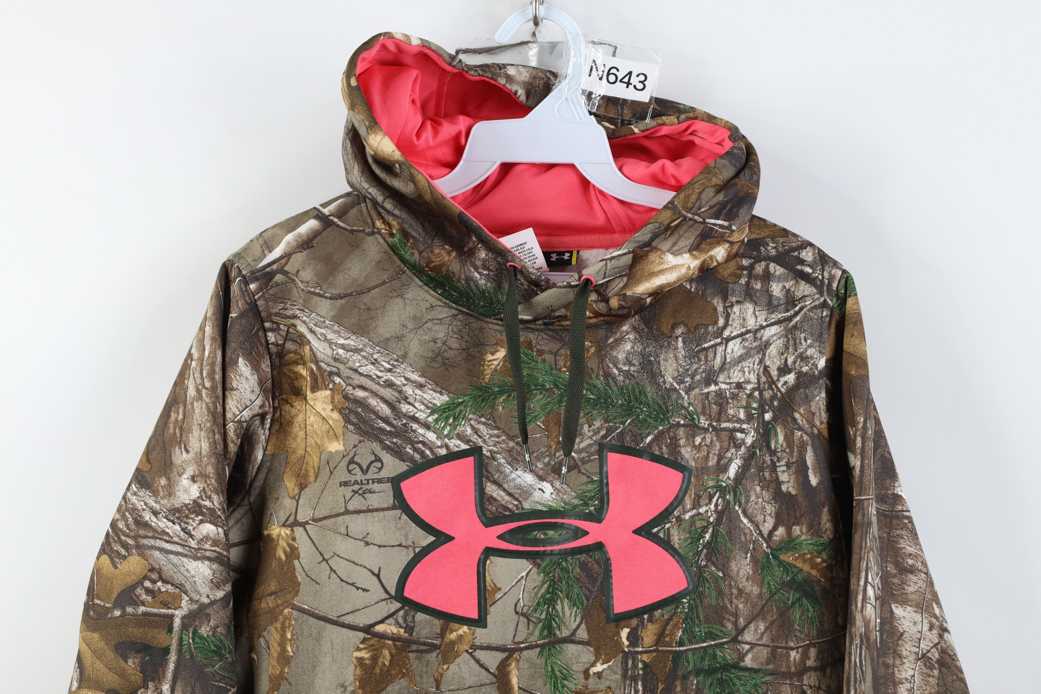 Under Armour Under Armour Loose Fit Big Logo Camouflage Hoodie Sweatshirt Size S / US 4 / IT 40 - 2 Thumbnail