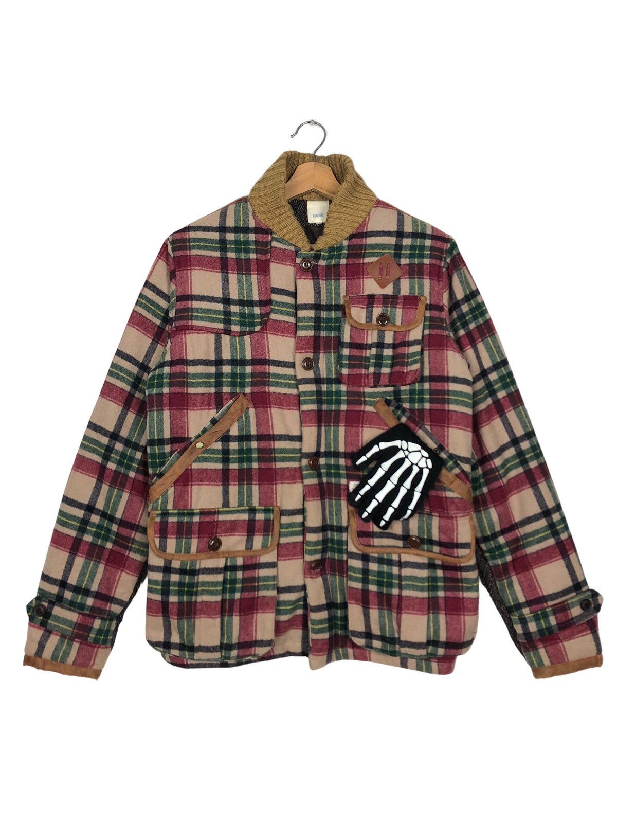 Hysteric Glamour 🔥90’s Bomber Jacket Wangwano Japan Tartan Design Check Size US L / EU 52-54 / 3 - 1 Thumbnail