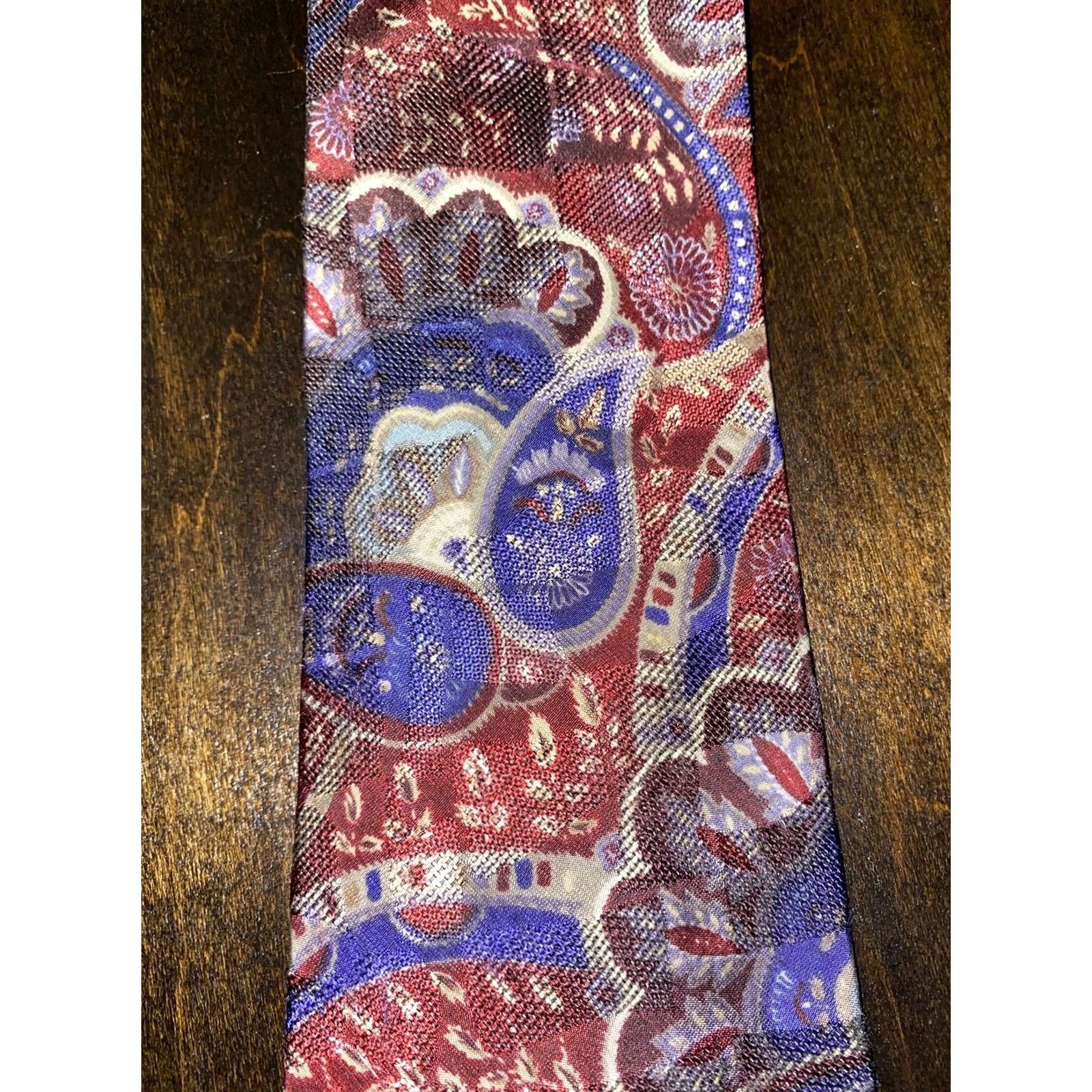 Nordstrom Nordstrom Robert Talbott Multi Color Silk Italian Made Graphic Paisley Tie 58 In Size ONE SIZE - 3 Thumbnail