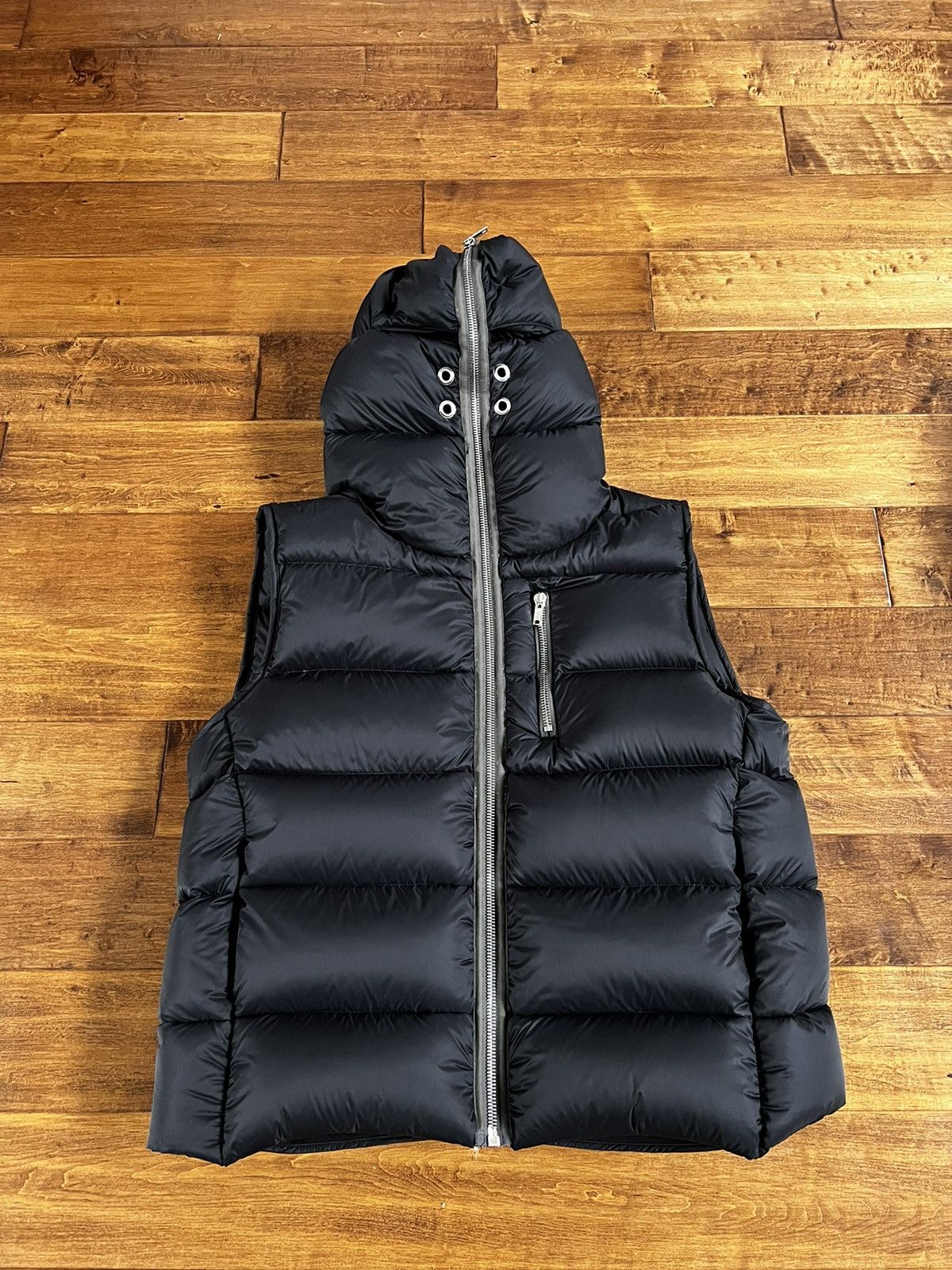 Rick Owens Rick Owens strobe gimp puffer vest | Grailed