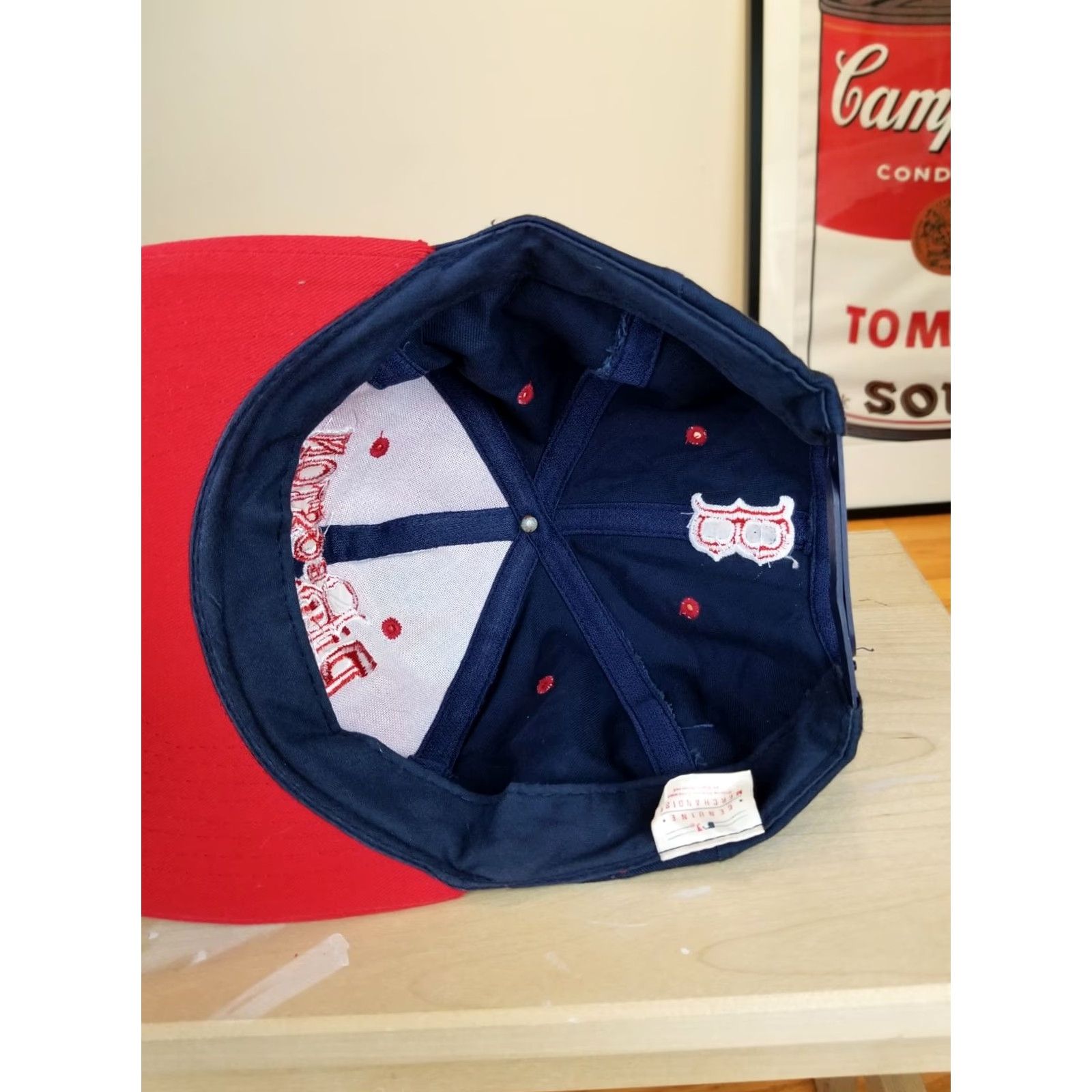 Undefeated VINTAGE Boston Red Sox MLB Baseball Snapback Cap Hat Men One Size Blue Cotton Adjustable Undefeated Shirt? Size ONE SIZE - 5 Thumbnail