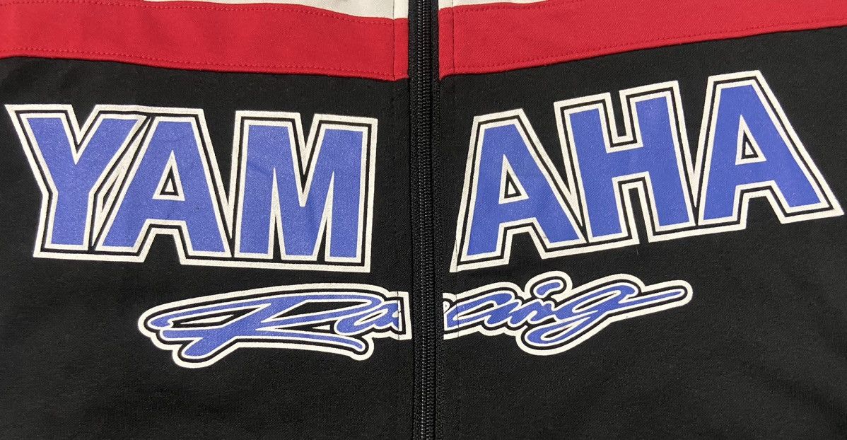 Vintage × Yamaha Vintage Yamaha Team Racing Motorcycle Grand Prix Zipper Tee Size US L / EU 52-54 / 3 - 9 Thumbnail