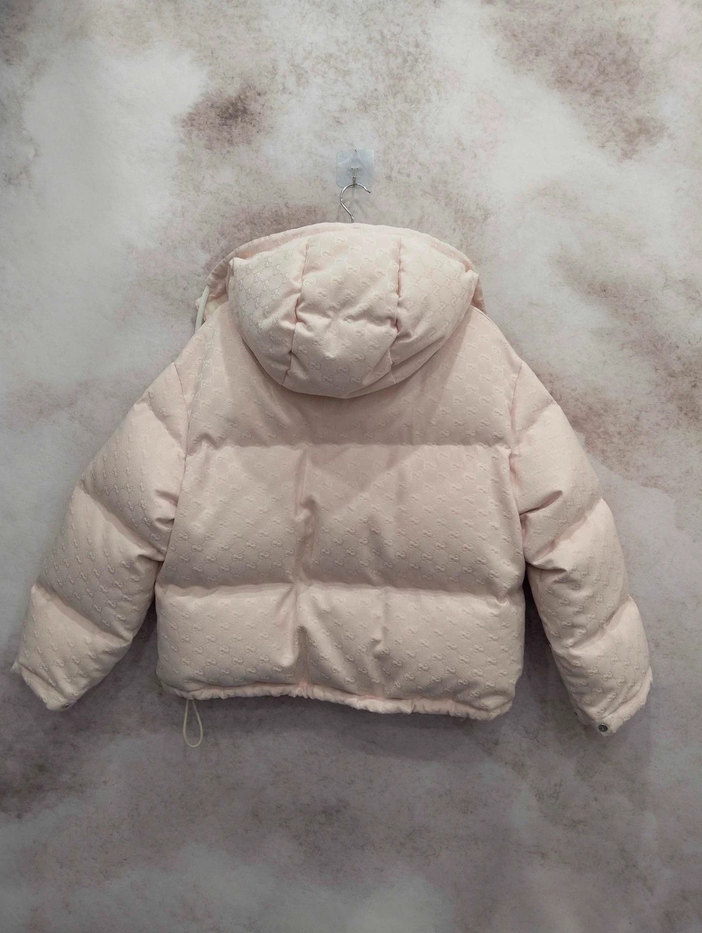Gucci Gucci pink allover hooded down jacket 38 Size XS / US 0-2 / IT 36-38 - 2 Thumbnail