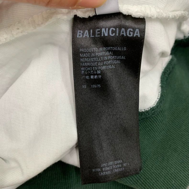 Balenciaga Balenciaga Green Ripped Old Sabotage Hoodie Hoodie Size US XS / EU 42 / 0 - 7 Thumbnail