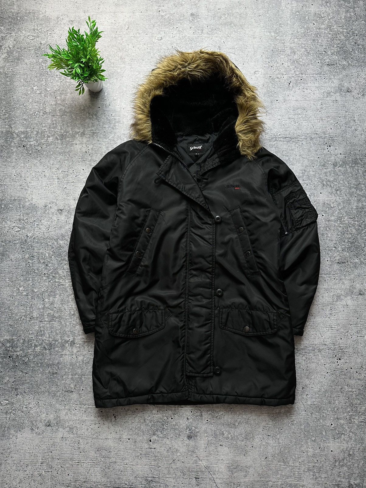 If Six Was Nine × Jaded London × Schott Schott N2-B Fur Jacket