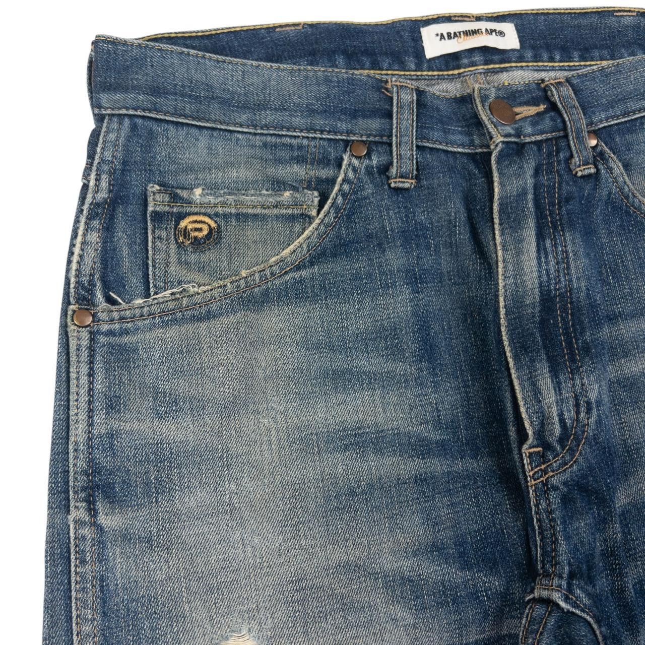 Bape Vintage Bape Bathing Ape Denim Jeans Size S Size US 32 / EU 48 - 5 Thumbnail