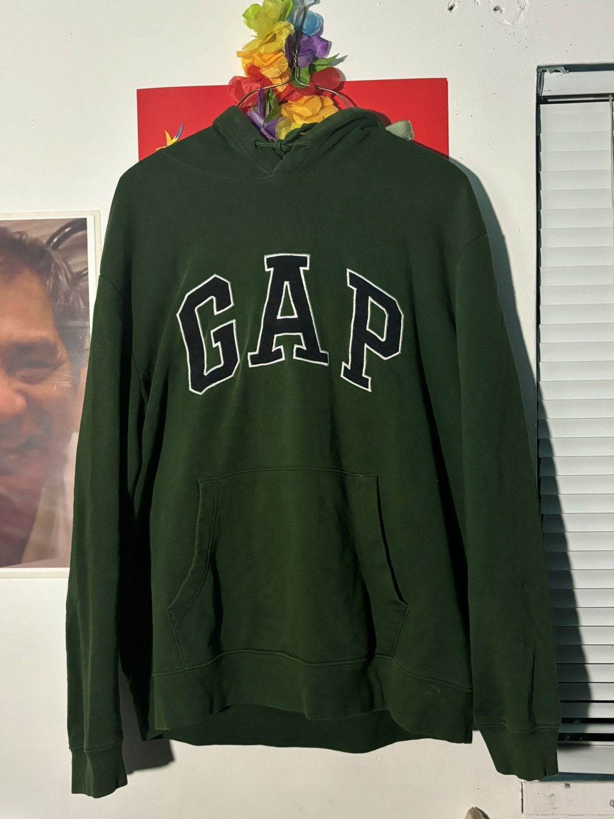 Forest green gap hoodie sale