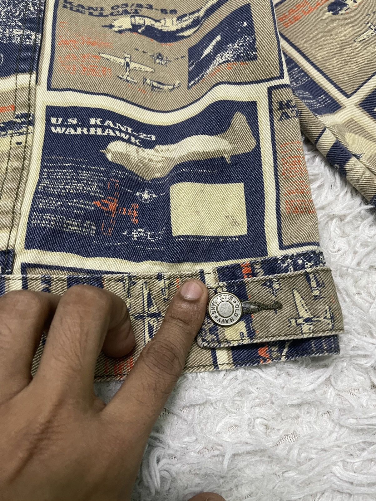 Karl Kani 90s KARL KANI DENIM JACKET FULLPRINT RARE DESIGN DISTRESSED Size US XL / EU 56 / 4 - 19 Thumbnail