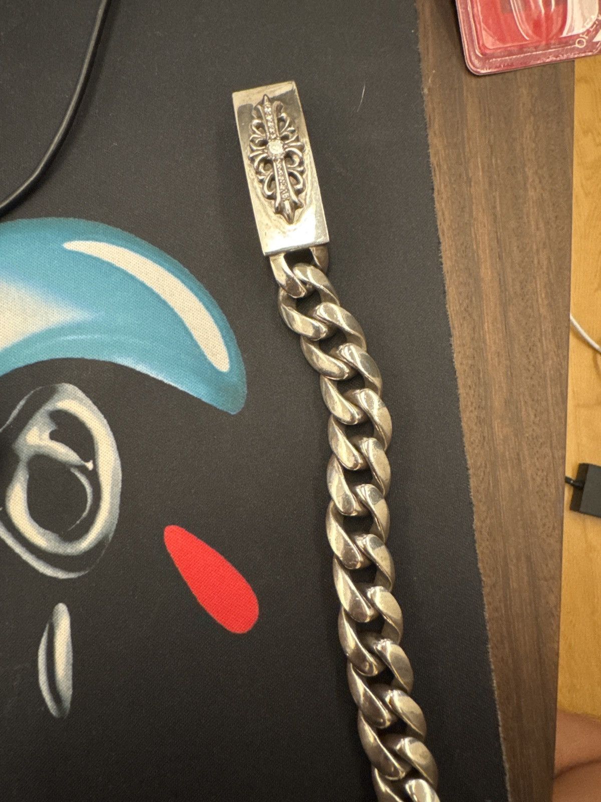 Chrome Hearts Cross id diamond bracelet Size ONE SIZE - 5 Thumbnail