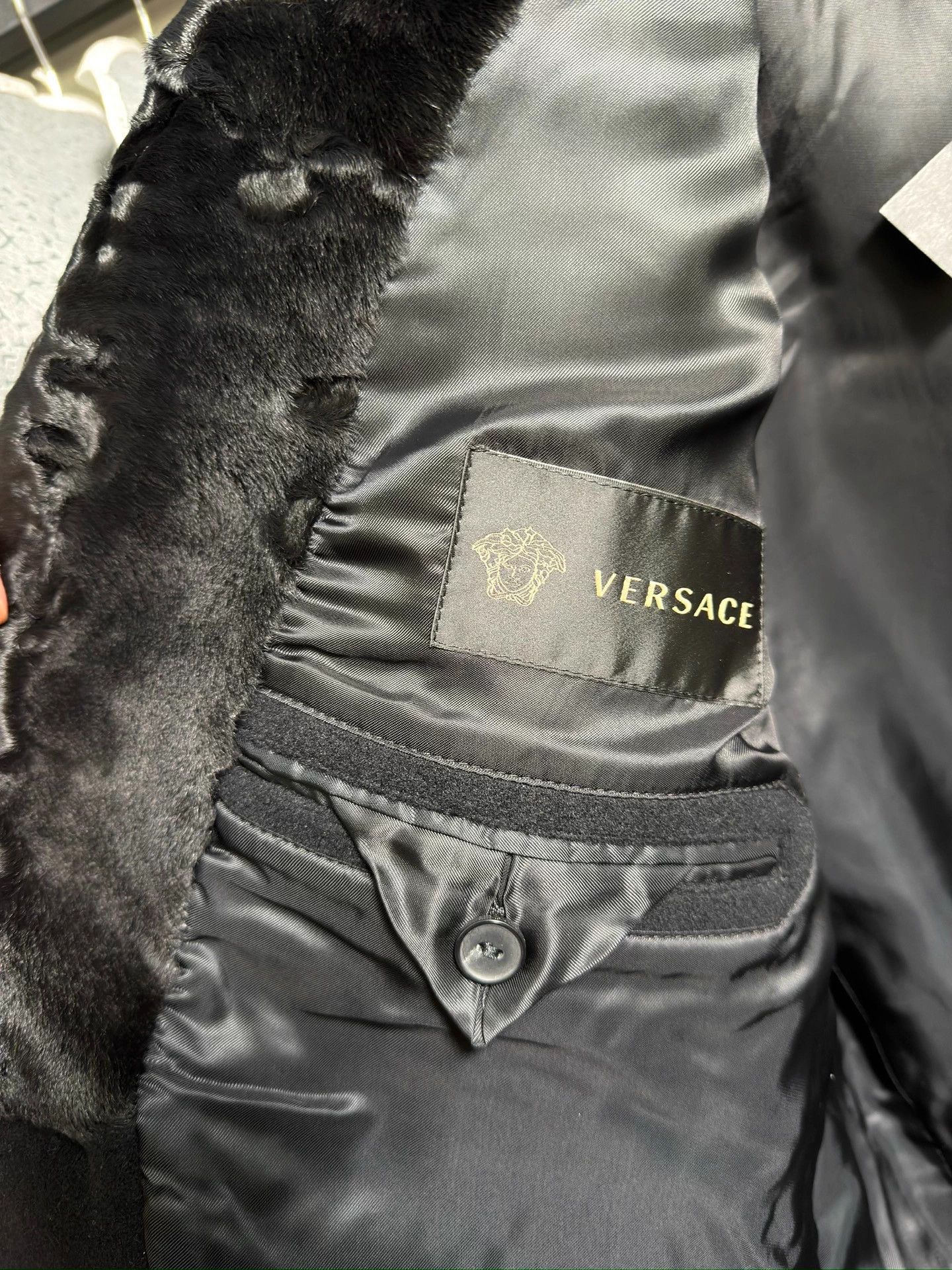 Versace Versace Wool Blend Overcoat Size US L / EU 52-54 / 3 - 7 Thumbnail