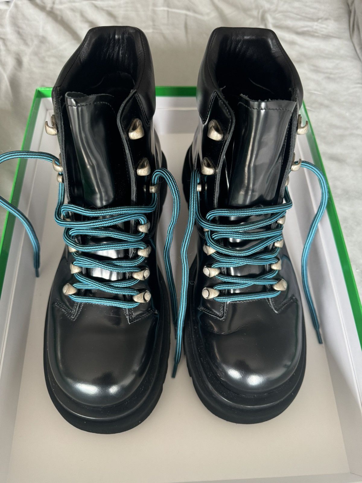 Bottega Veneta Hiking Lug Lace Up Boot