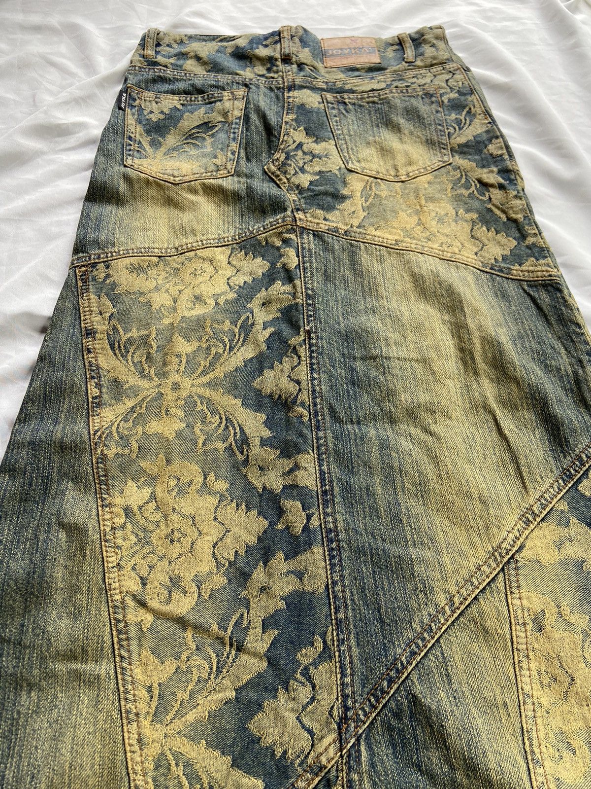 Japanese Brand JOYKA FLOWERS HANDMADE LONG SKIRT PANTS Size 28" / US 6 / IT 42 - 17 Thumbnail