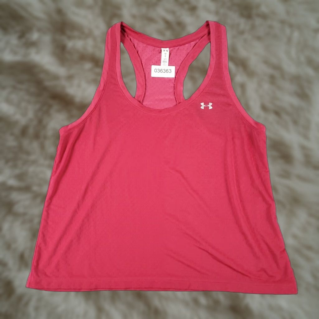Under Armour Under Armour Tank Top Shirt Womens Medium Pink Active Running Gym Size M / US 6-8 / IT 42-44 - 1 Thumbnail