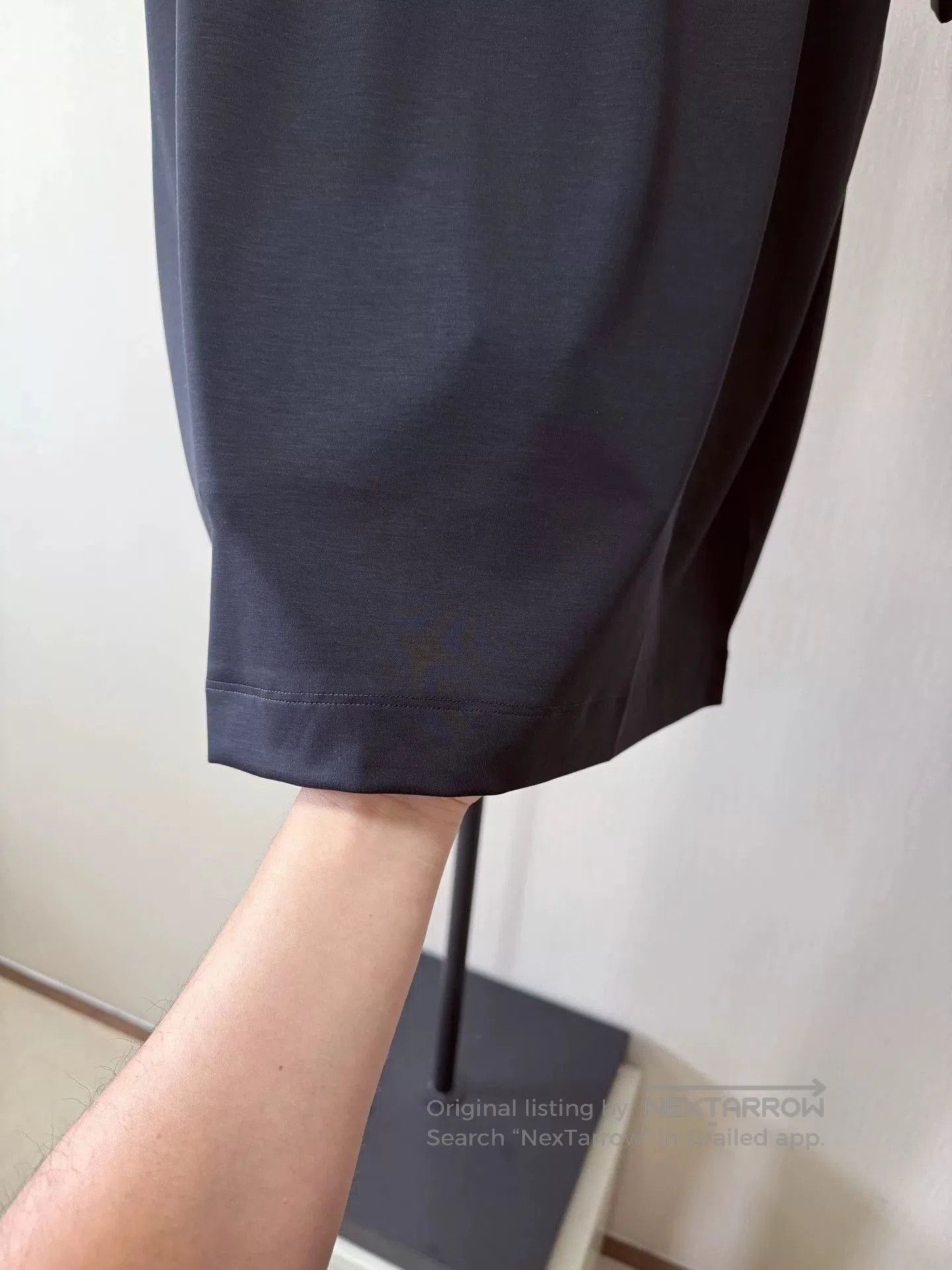 Ermenegildo Zegna ZEGNA Men's Black Short-Sleeve Polo. Size US L / EU 52-54 / 3 - 4 Thumbnail