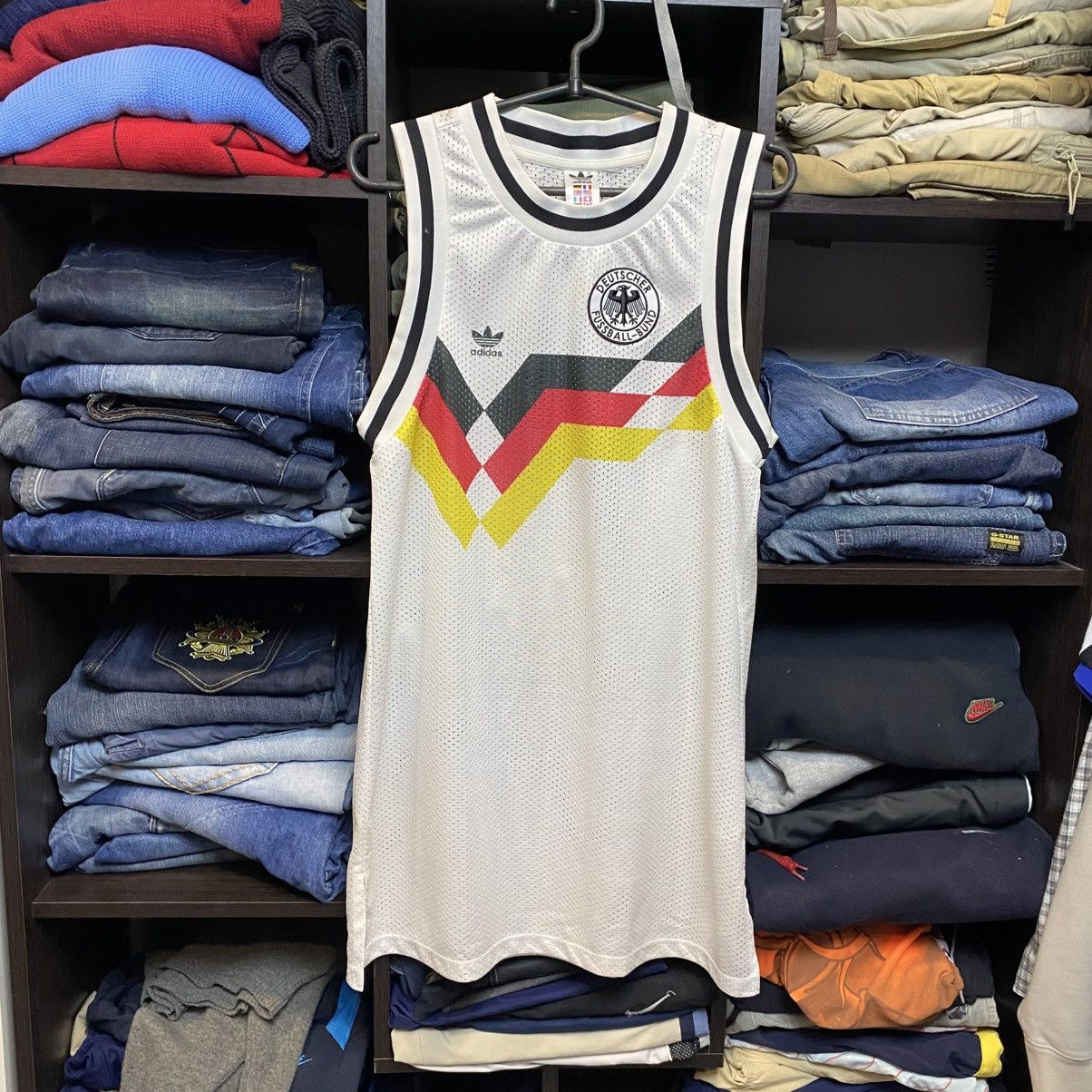 Adidas Vintage Adidas Deutchland 90’s style basketball jersey Size US L / EU 52-54 / 3 - 1 Thumbnail