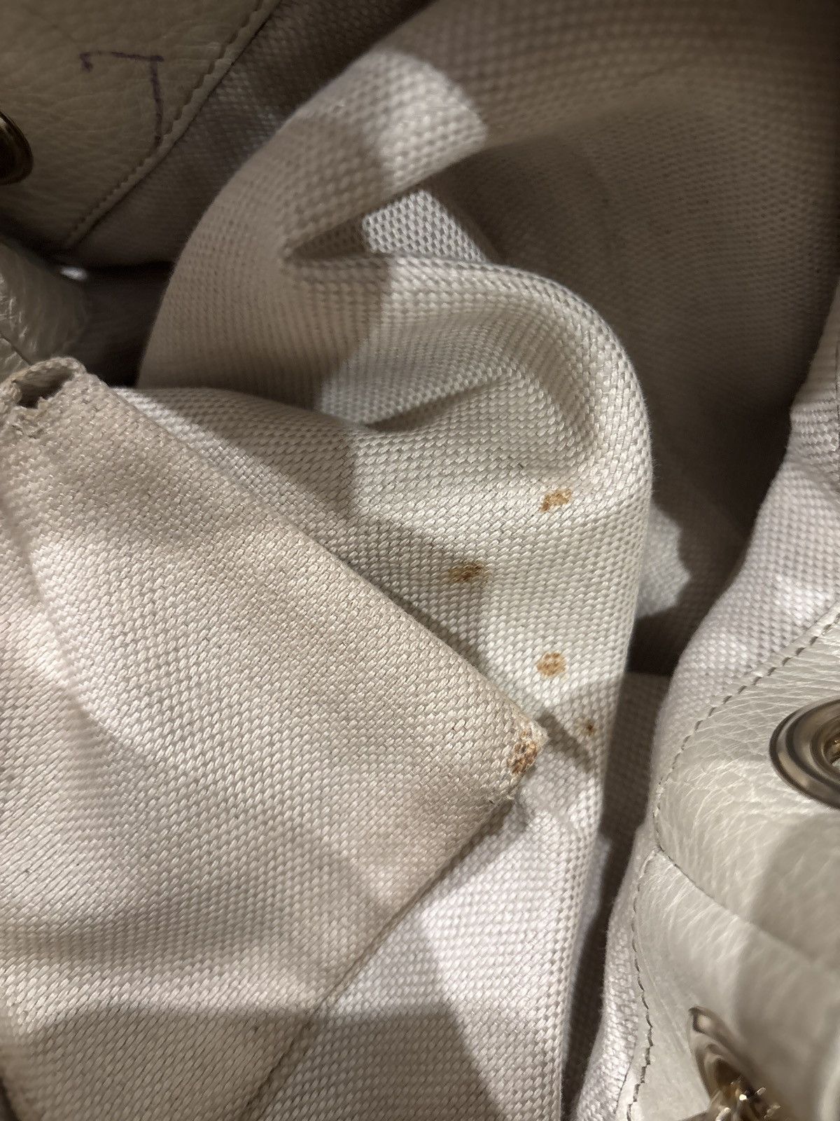 Gucci Gucci Cream Leather Shoulder Bag Size ONE SIZE - 4 Thumbnail