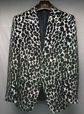 image of Tom Ford O1Loc1C0224 18Dm40Sz Jacket Other In Leopard, Men's (Size Small)