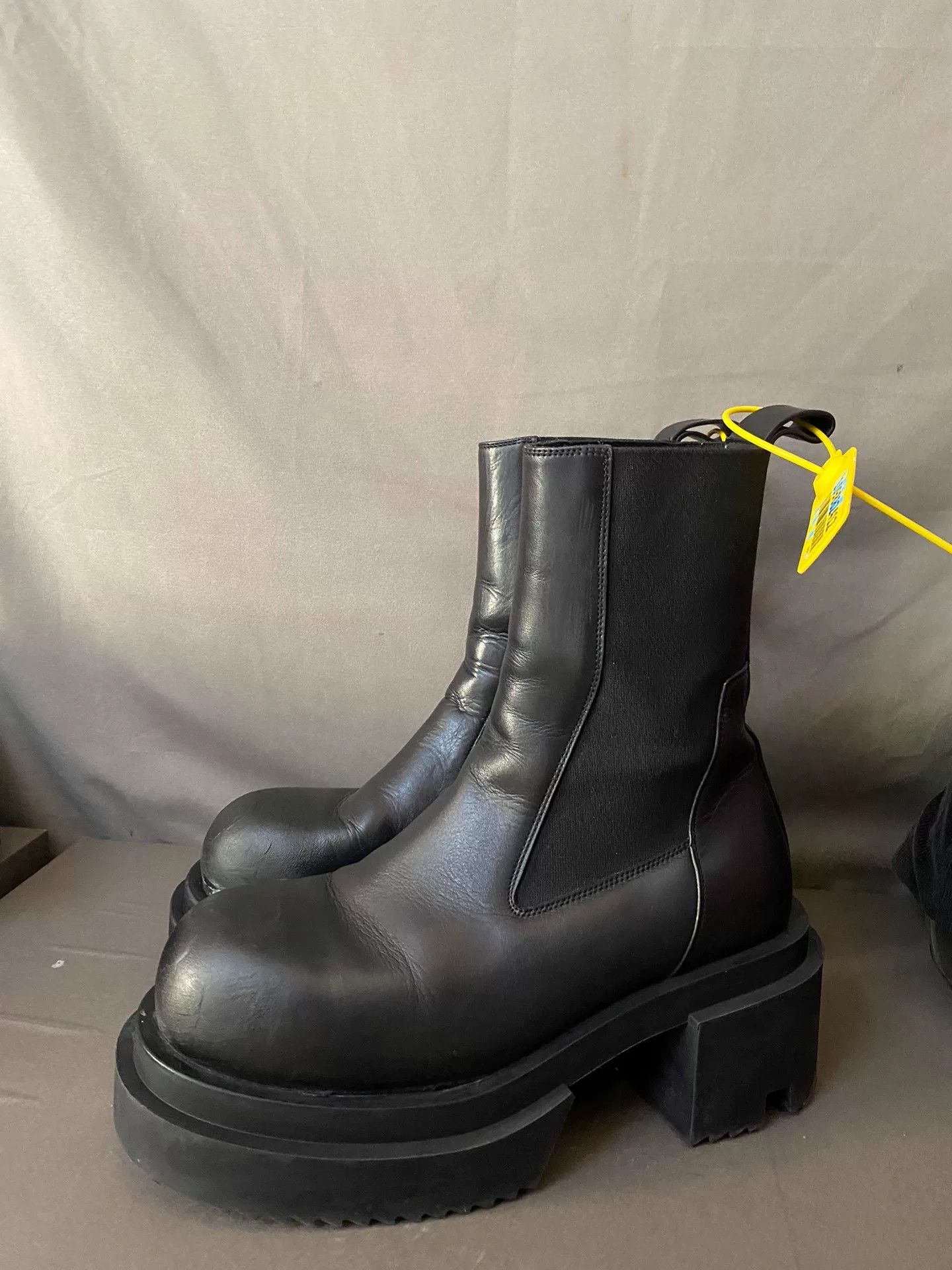 Rick Owens Rick Owens Beatle Ballast Bogun Boots Size US 7 / IT 37 - 1 Thumbnail