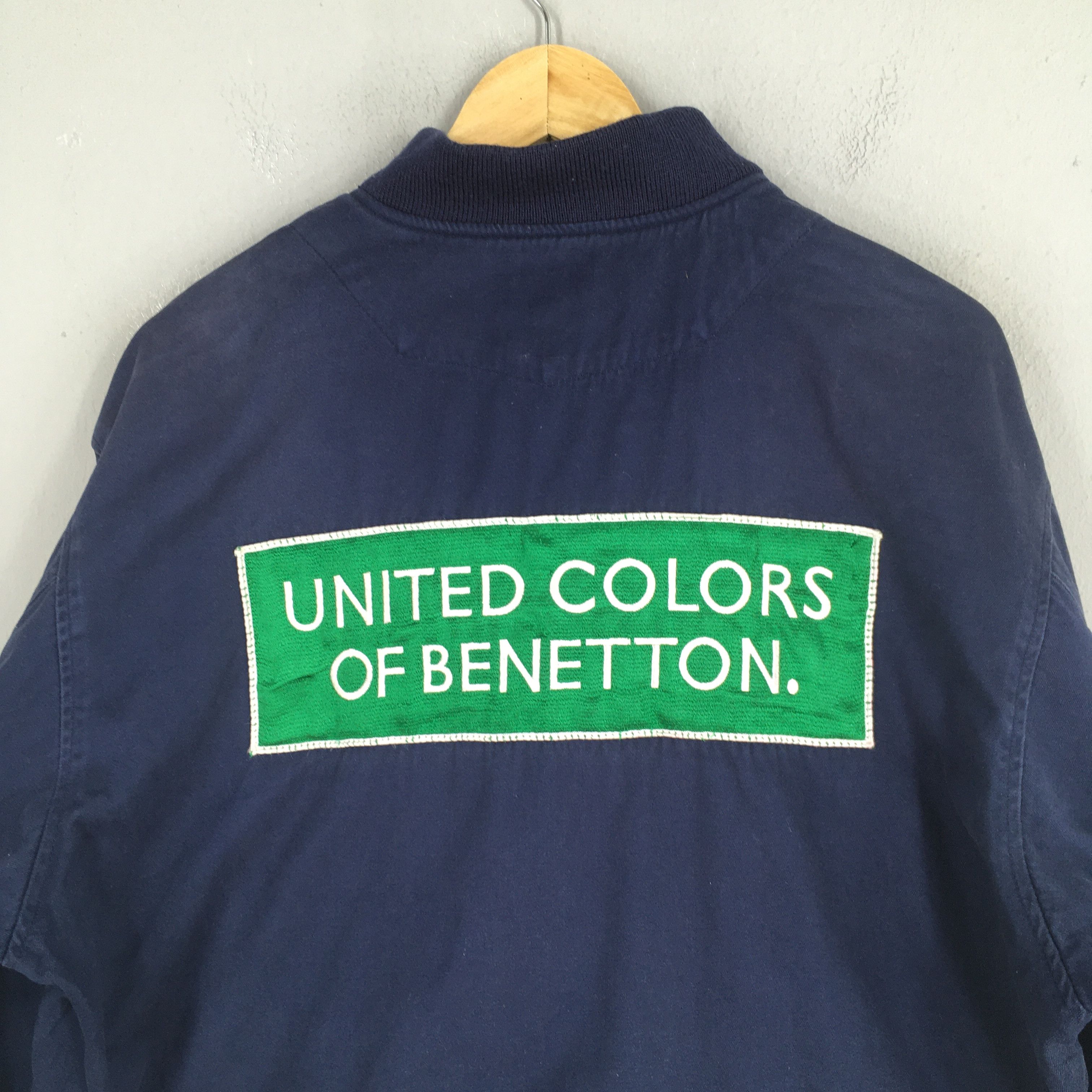 Benetton Vintage Benetton Formula 1 Embroidery Blue Cotton Jacket L Size US L / EU 52-54 / 3 - 10 Thumbnail