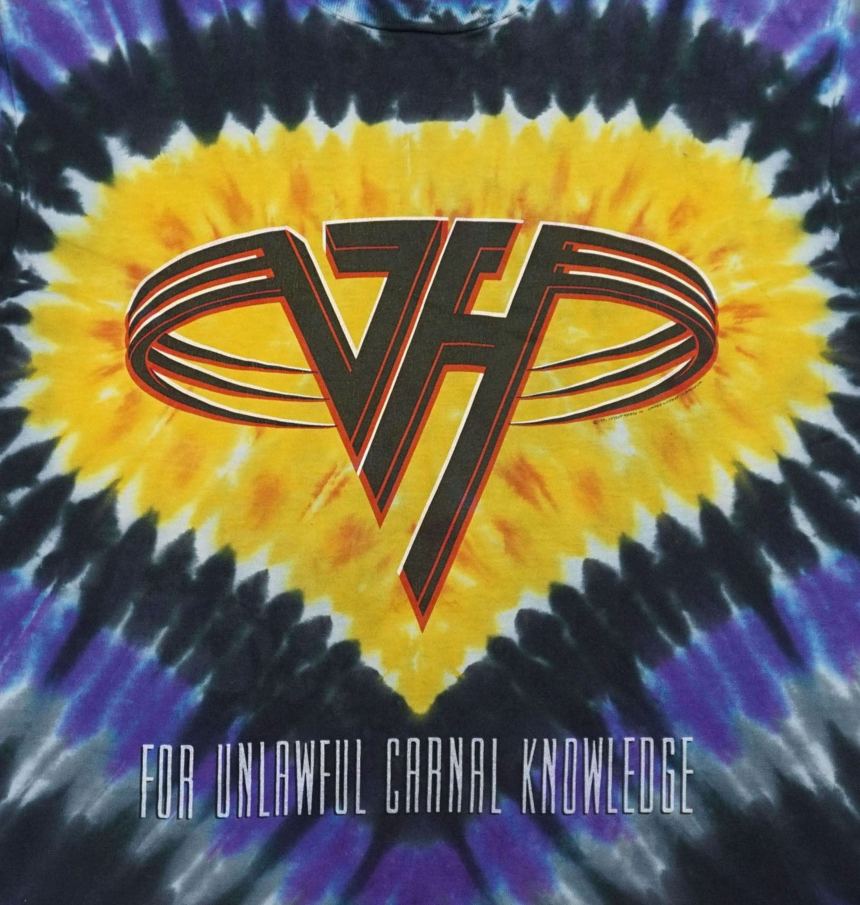 Band Tees × Liquid Blue × Vintage 90's Van Halen ''For Unlawful Carnal Knowledge' T-Shirt Size US XL / EU 56 / 4 - 2 Thumbnail