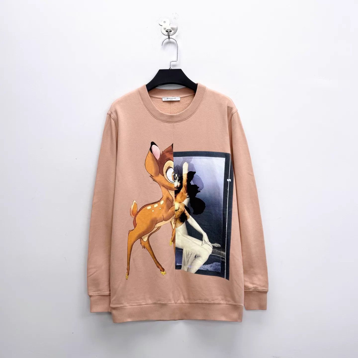 Givenchy Givenchy Bambi Logo White Unisex Sweatshirt L Size L / US 10 / IT 46 - 1 Thumbnail