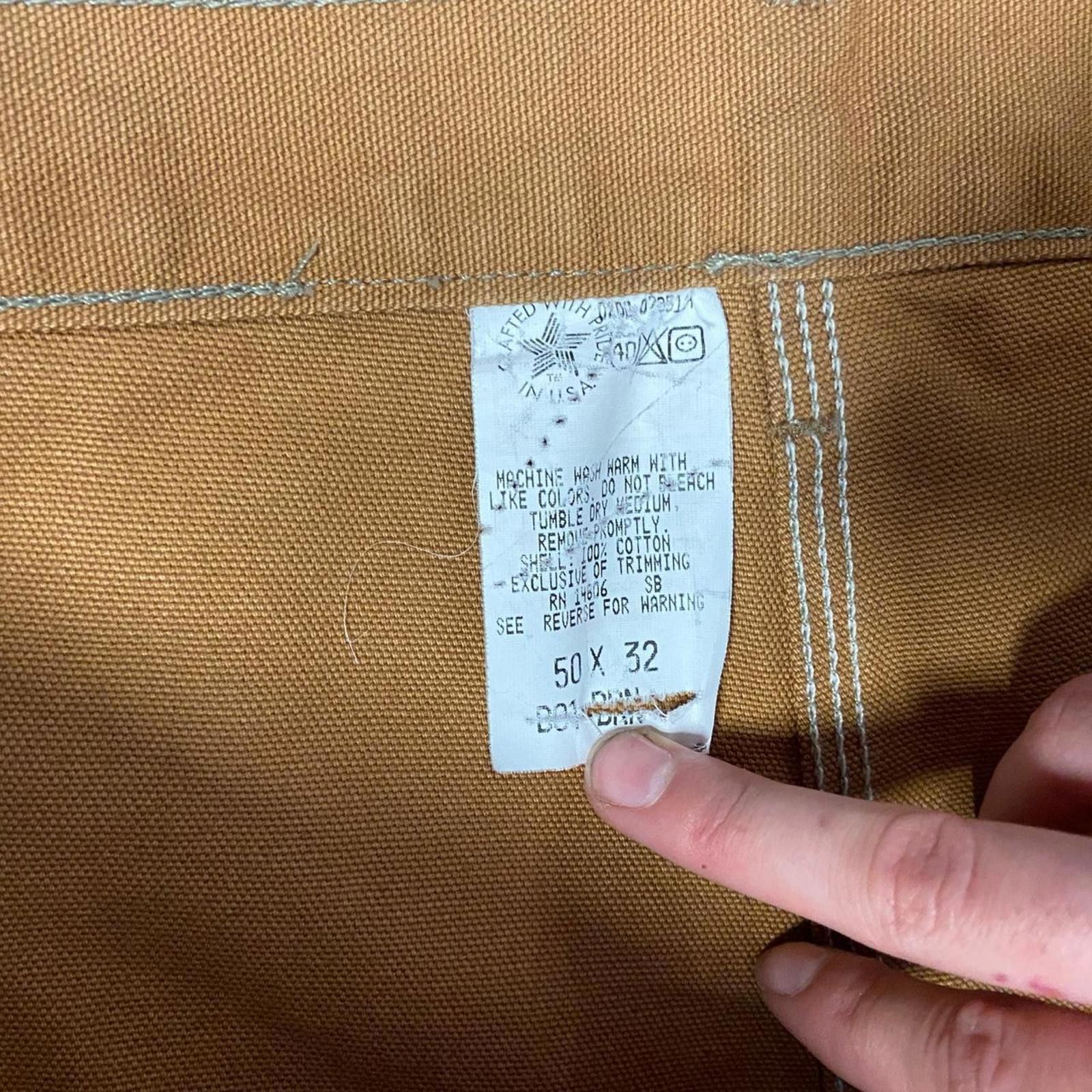 Carhartt × Vintage Vintage Carhartt Double Knee Dungarees Size US 44 / EU 60 - 2 Thumbnail