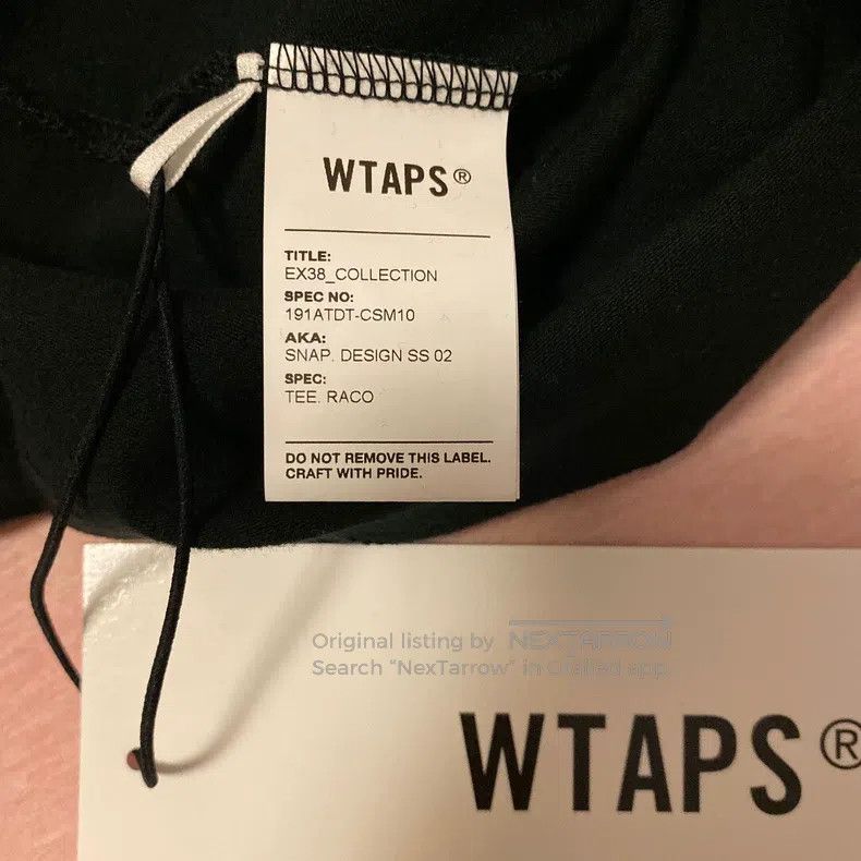 Wtaps Wtaps Black and White Baseball Short Sleeve Size US M / EU 48-50 / 2 - 8 Thumbnail