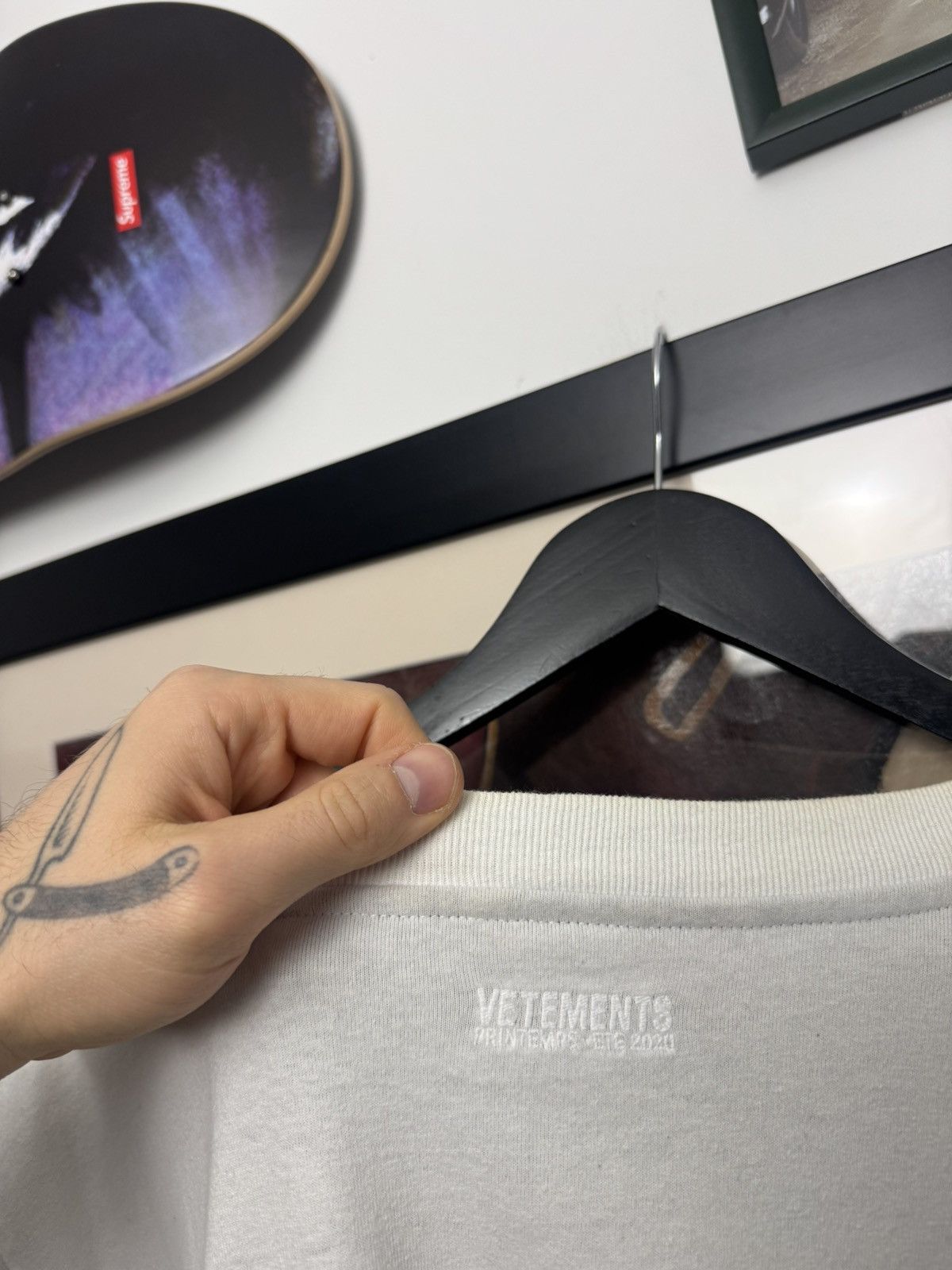 Vetements SS20 Vetements Weed Double Layered Oversize Avant Garde Tee Size US L / EU 52-54 / 3 - 11 Thumbnail