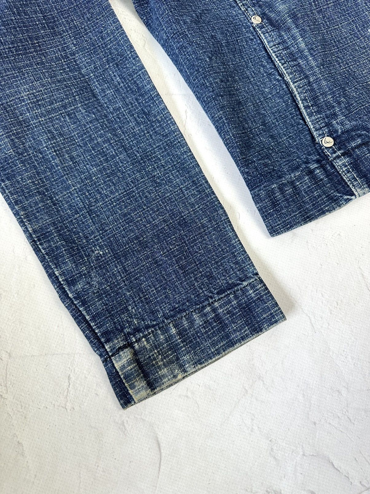 Beauty Beast × If Six Was Nine × Vintage Vintage Denim Hooded Crop Jacket Size M / US 6-8 / IT 42-44 - 3 Thumbnail