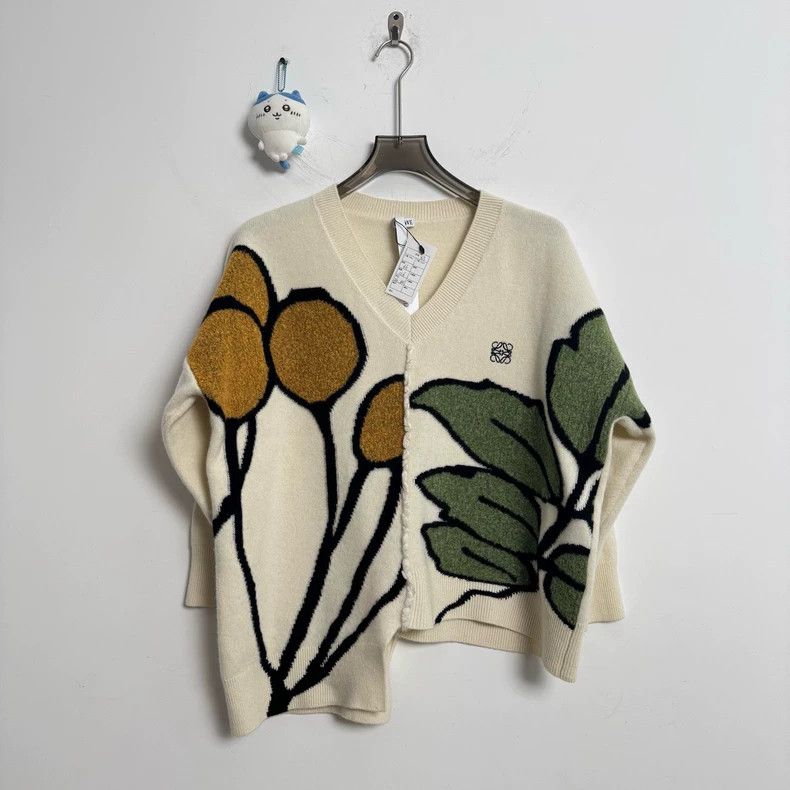 LOEWE Asymmetric mohair sweater