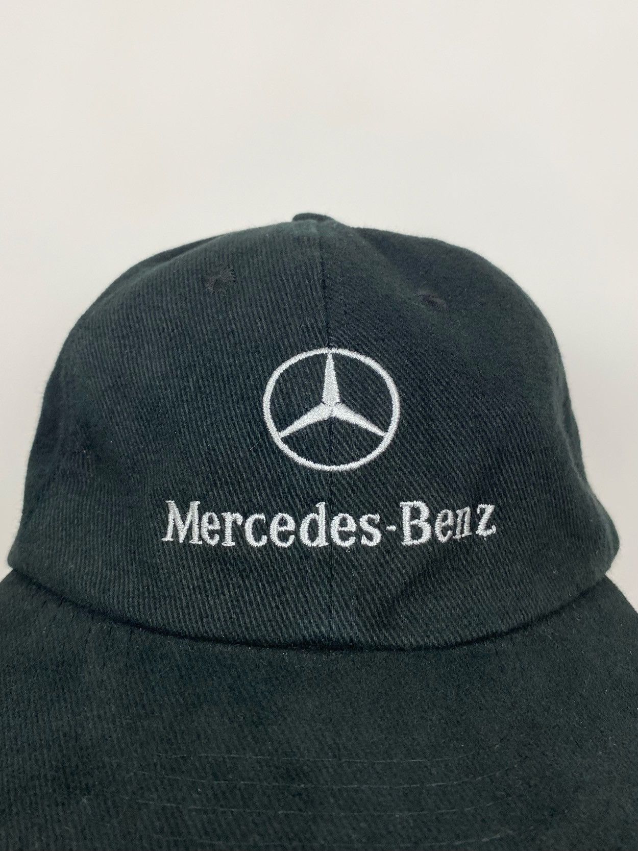 Mercedes-Benz 2000’s Vintage Mercedes Benz Embroidered Logo Strapback Hat Size ONE SIZE - 3 Thumbnail