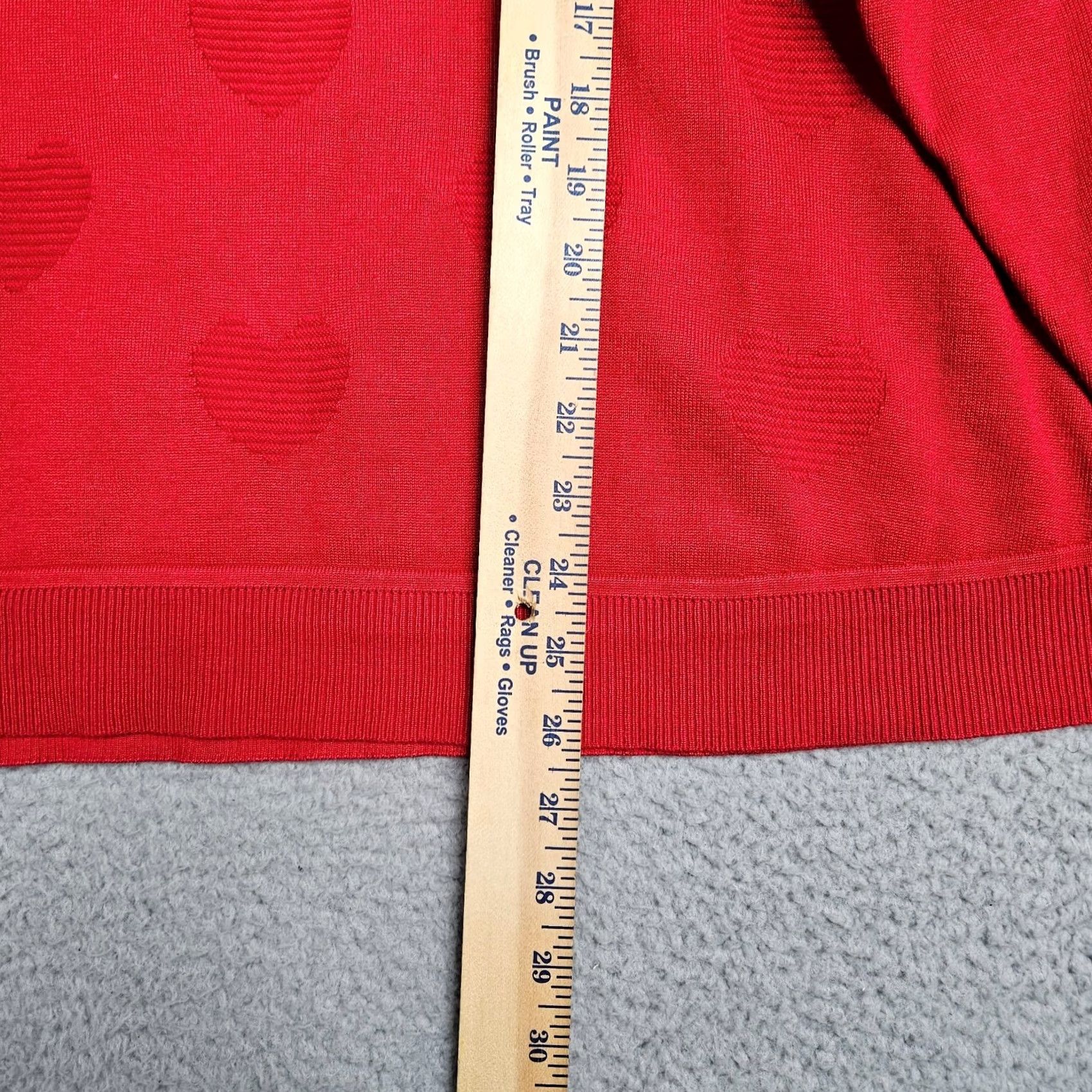 Vintage Cable & Gauge Red Long Sleeve Pull-over Sweater - Size 2X Size XXL / US 16-18 / IT 52-54 - 6 Thumbnail