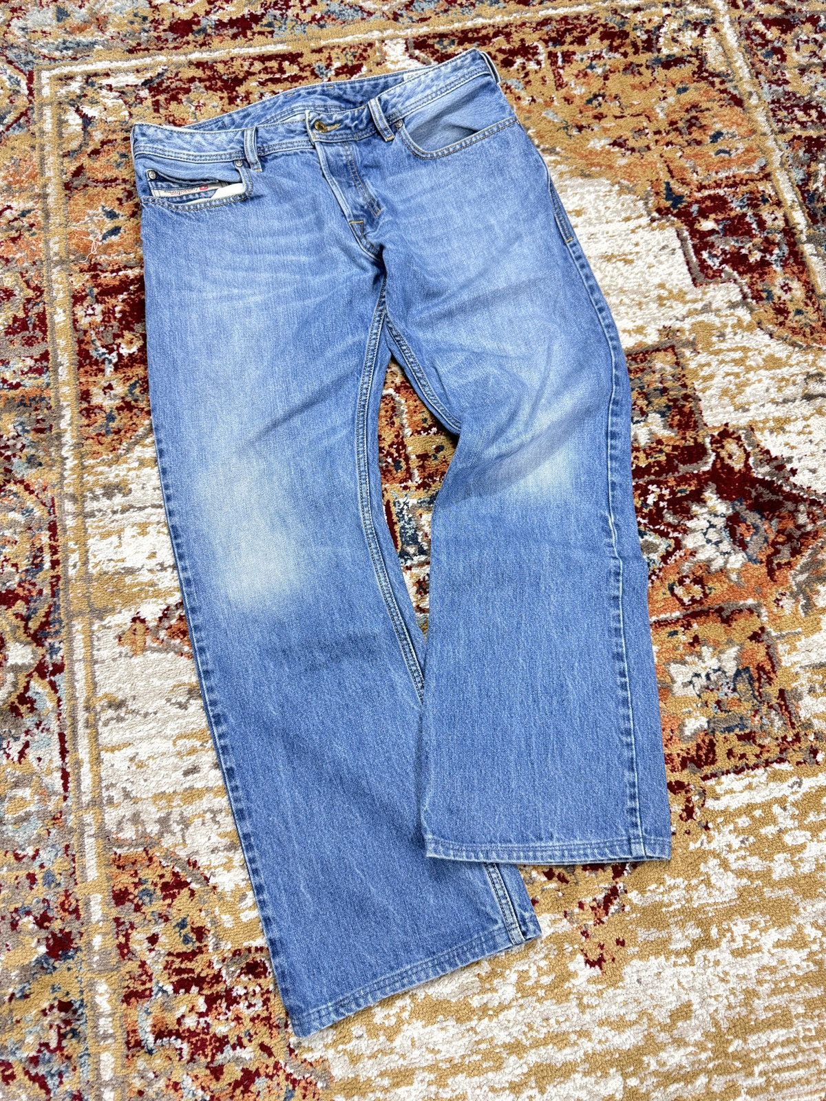 ᶠᵃⁿᶜʸᵍᵘʸ Y2K Baggy Diesel Wide Jeans Pants Bootcut Y2K
