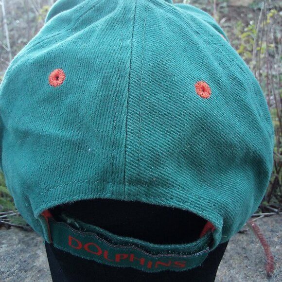 NFL × Vintage Vintage Y2K Miami Dolphins Strap Back Hat Cap Size ONE SIZE - 3 Thumbnail