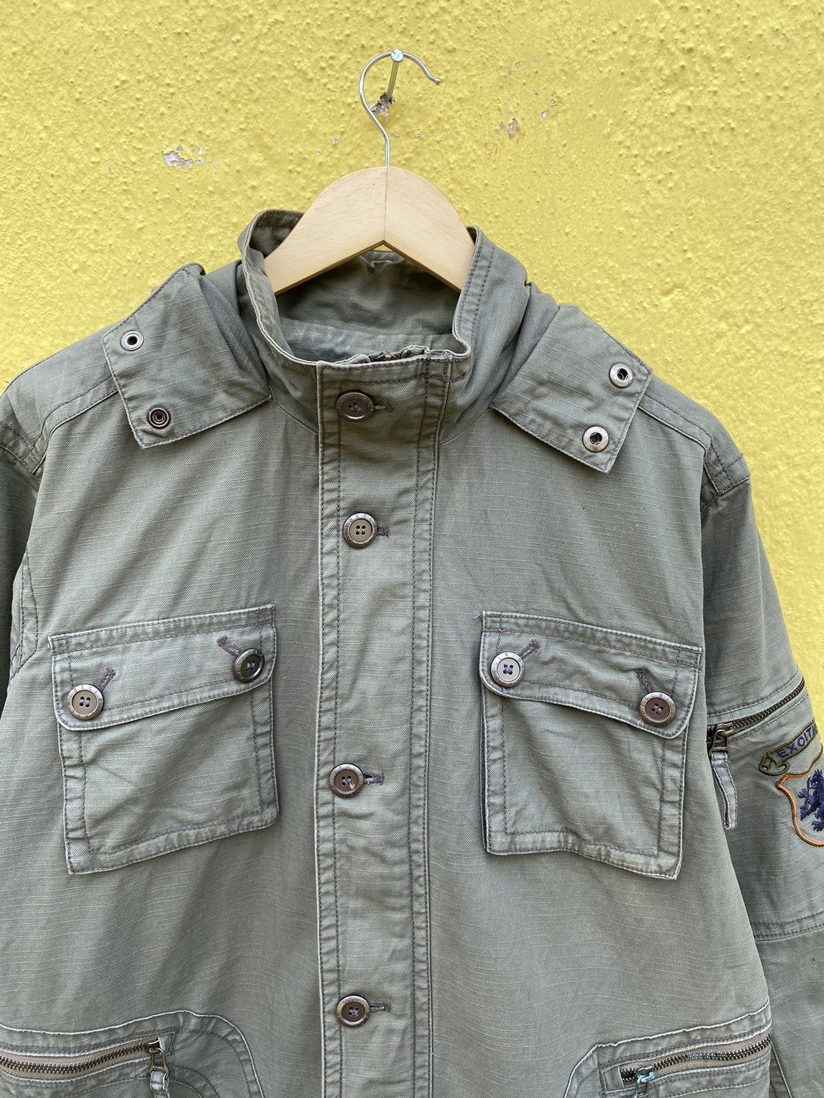 Japanese Brand Clride jeans Multipocket hoodie jacket Size US L / EU 52-54 / 3 - 12 Thumbnail